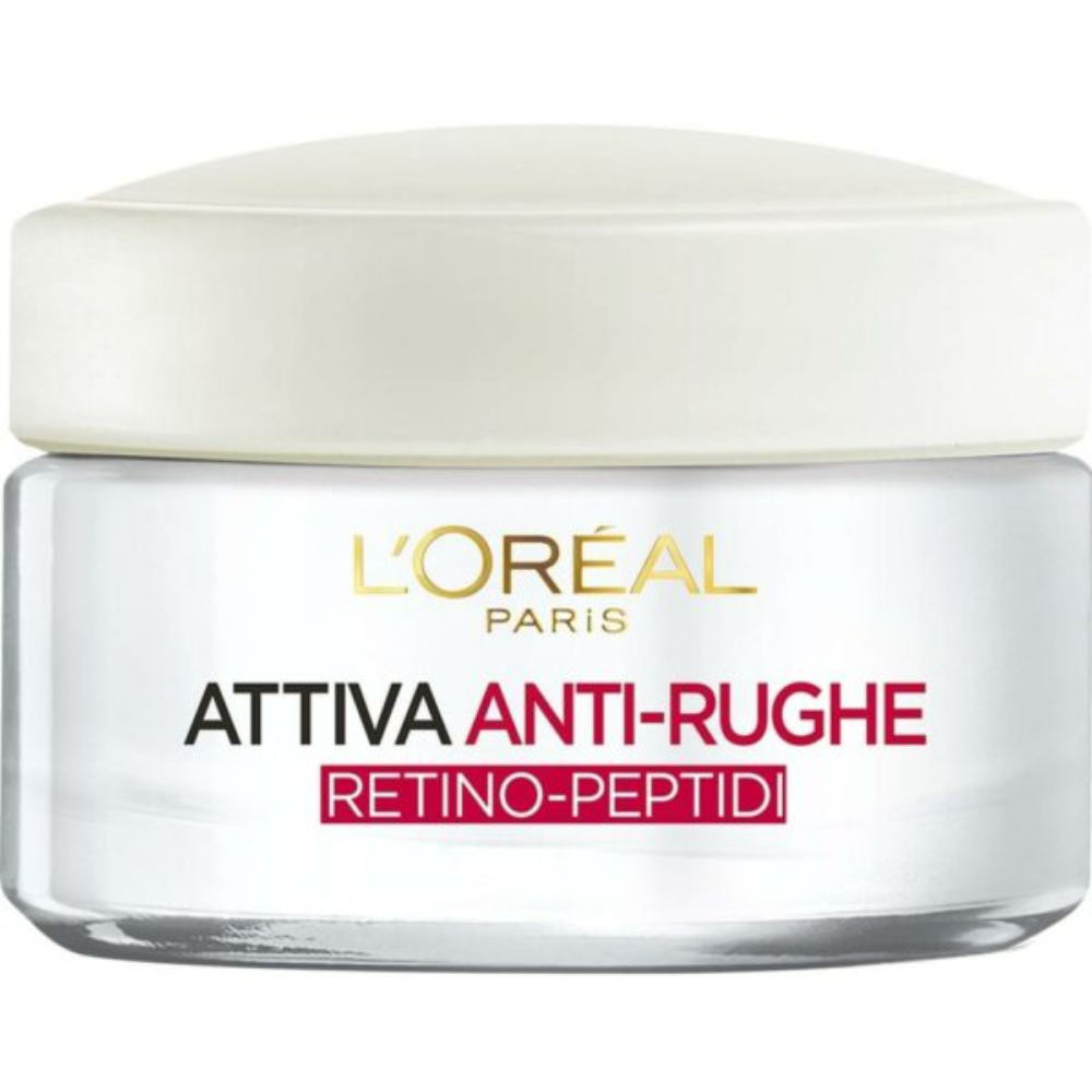 L'Oréal Paris Crema Viso Attiva Anti-Rughe 45+ Retino-Peptidi - 50mlL'oréal Paris