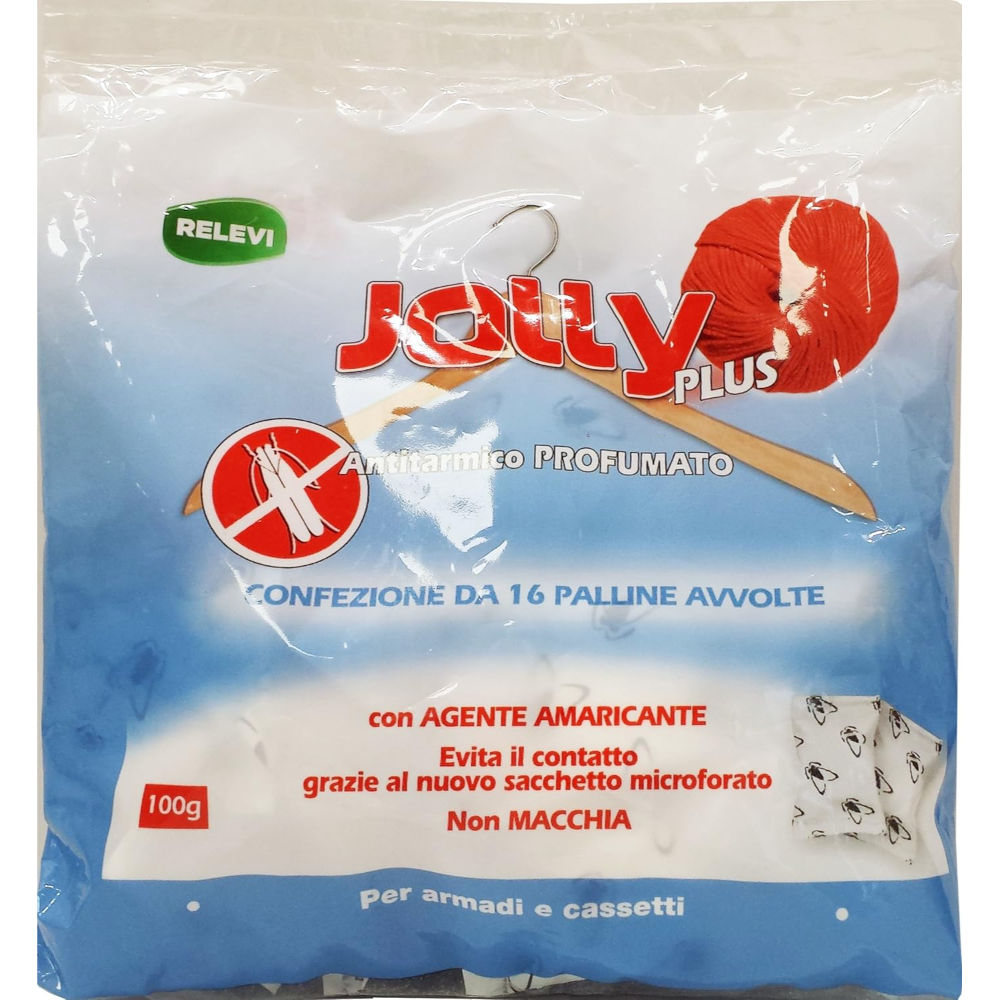 JOLLY PLUS - ANTITARMICO - 16 PALLINE 100GTarmiblok