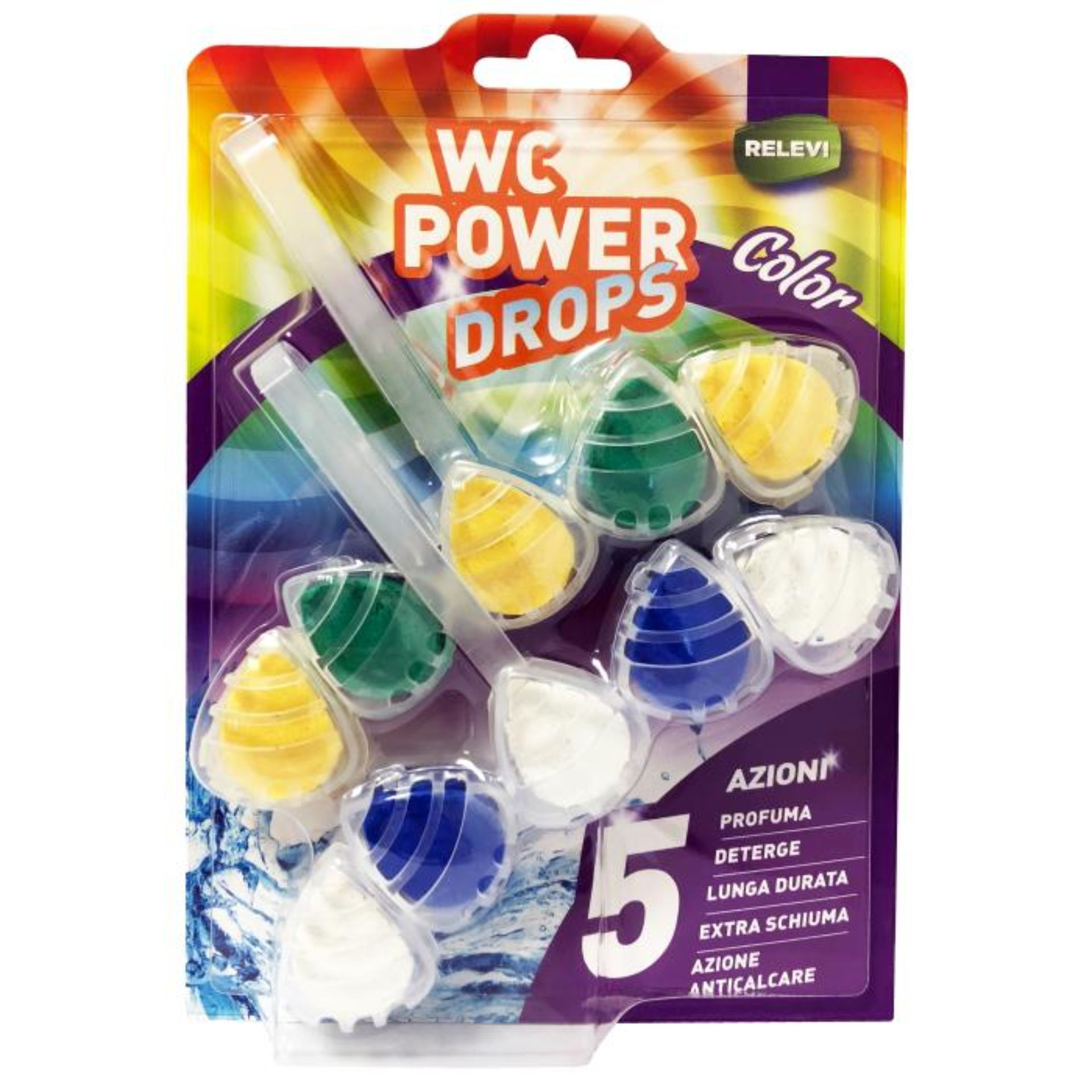 RELEVI WC POWER DROPS COLOR 2X55G