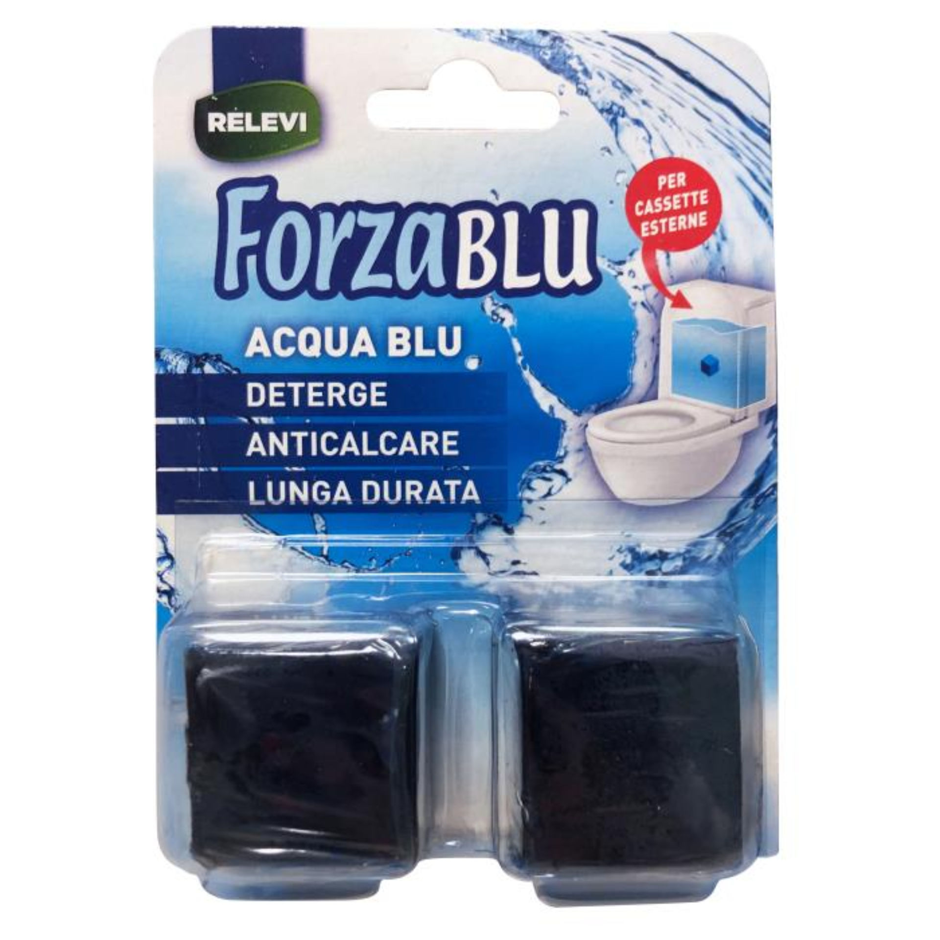 RELEVI WC FORZA BLU 2X50G