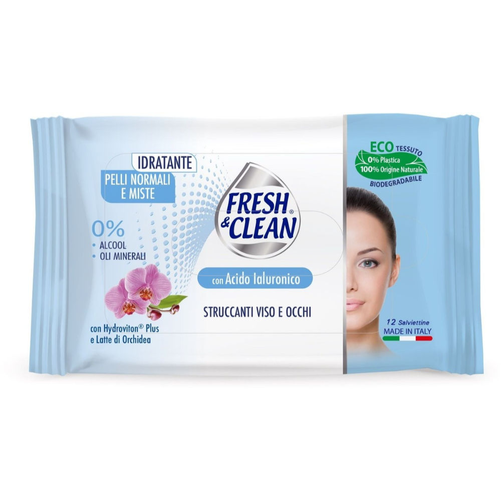 Fresh & Clean - Salviettine Struccanti - 12pzFresh & Clean