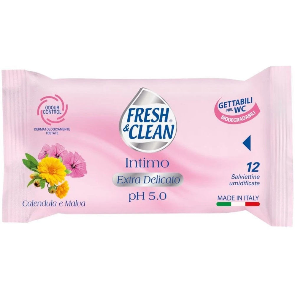 Fresh & Clean - Salviettine Intomo Extra Delicato - 12pzFresh & Clean