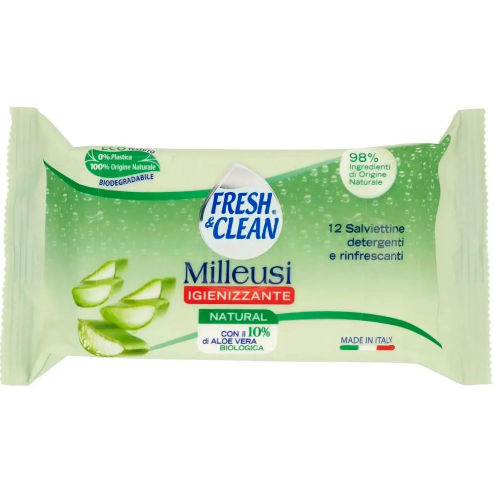 Fresh & Clean - Salviettine Milleusi Igienizzante - 12pzFresh & Clean