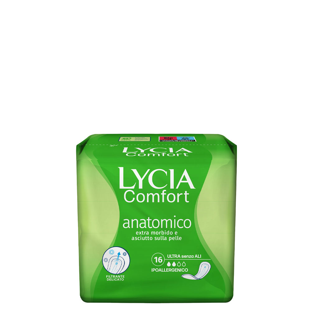 Lycia - Assorbenti Ultra Anatomici Senza Ali - 16pzLycia