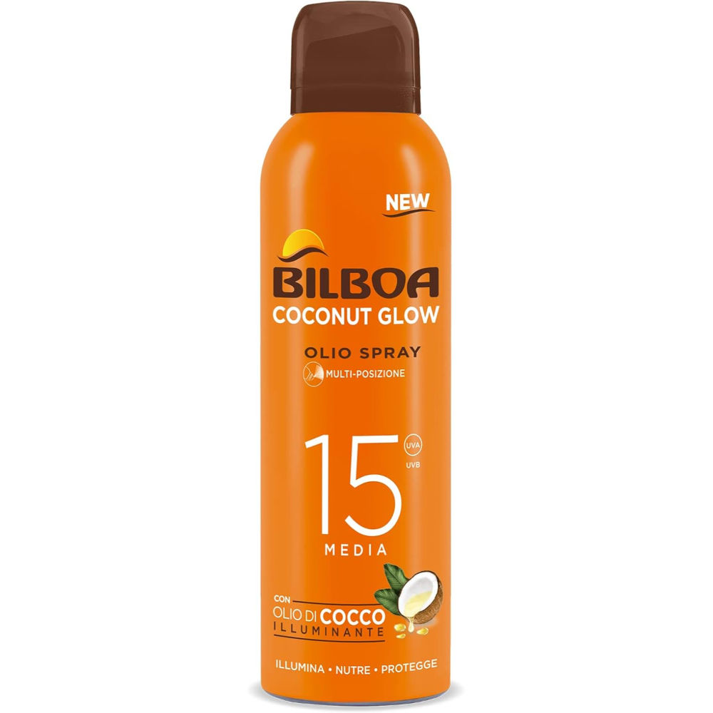 BILBOA SPRAY SOLARE SPF15 COCONUT GLOW 150MLBilboa