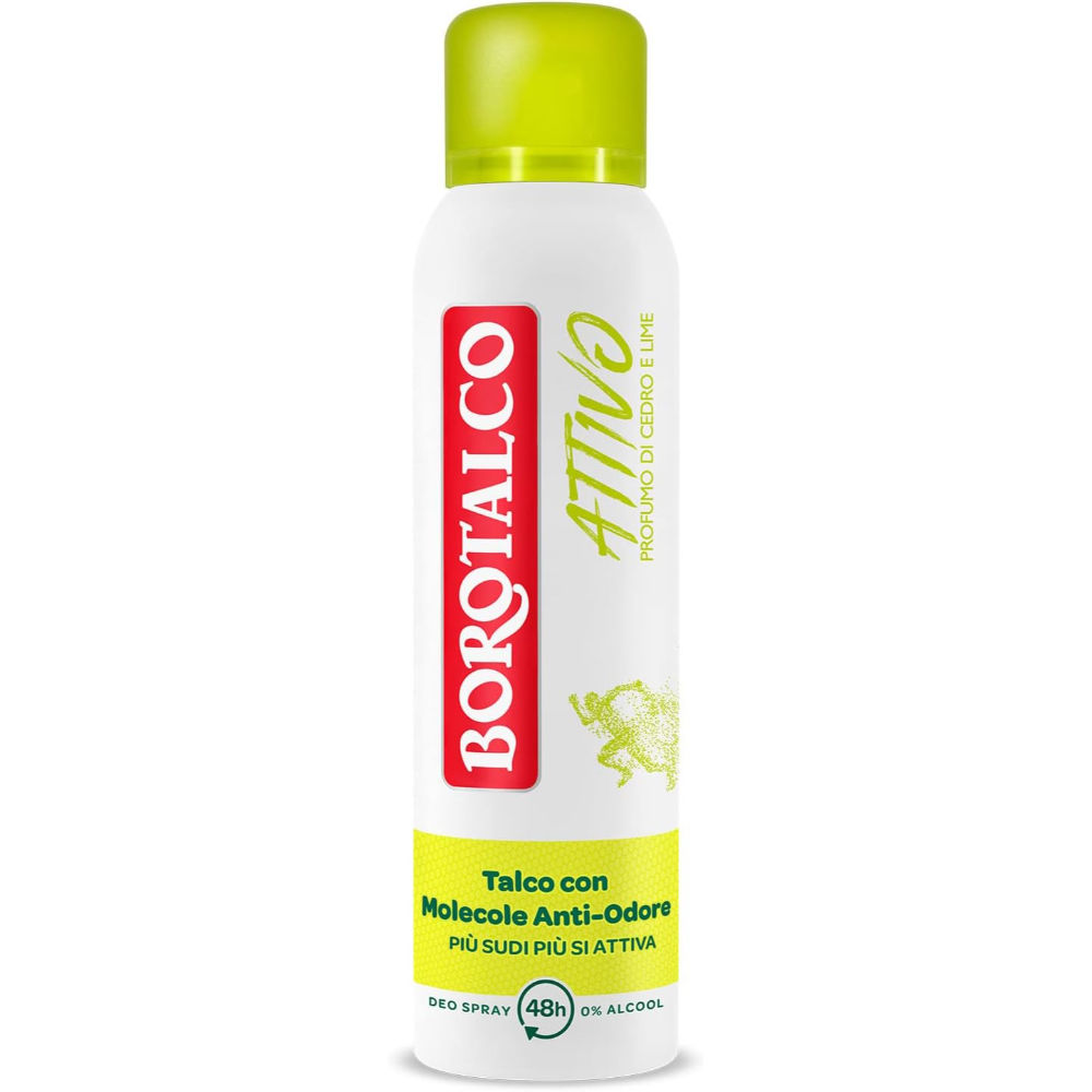 Borotalco - Deodorante Attivo - Cedro & Lime -150mlBorotalco