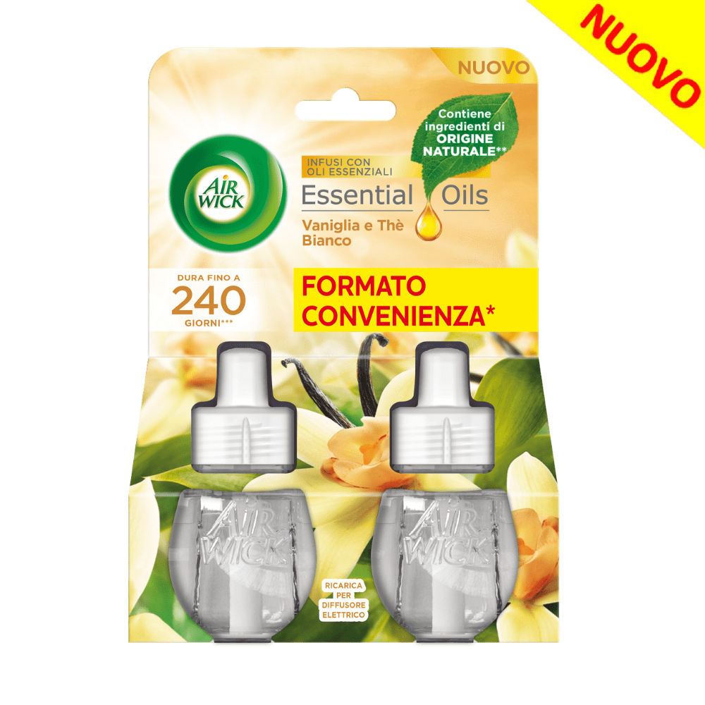 AIR WICK ELETTRICO RICARICA - VANIGLIA & TÃˆ - 2PZAir Wick