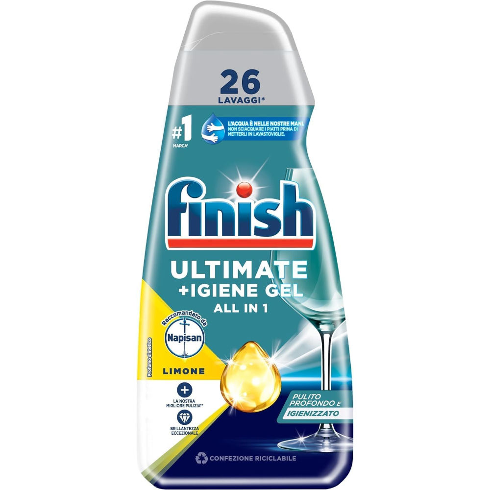 Finish Ultimate +Igiene Gel 560ml - LimoneFinish