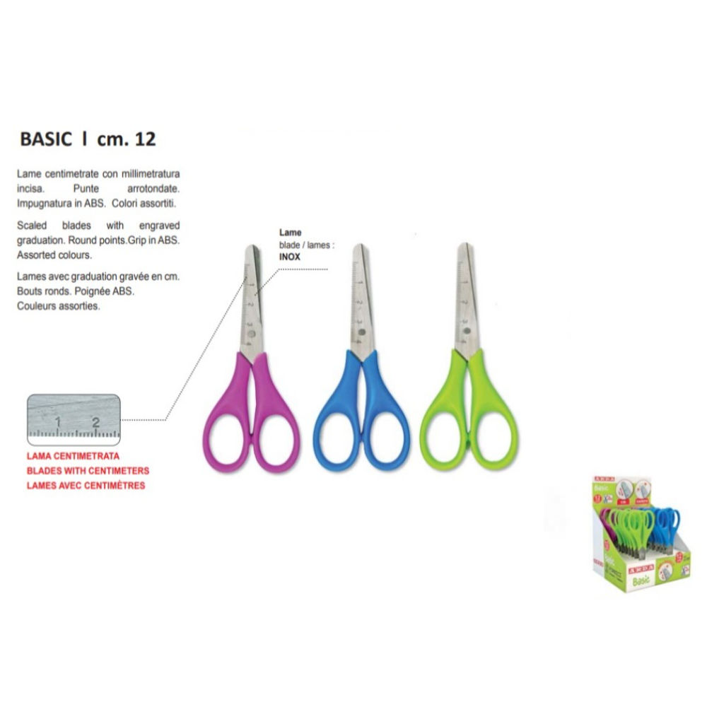ARDA FORBICE BASIC ASSORTITI 12CMArda