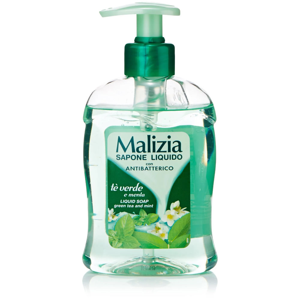 Malizia Sapone Liquido Antibatterico 300ml - Tè Verde & MentaMalizia