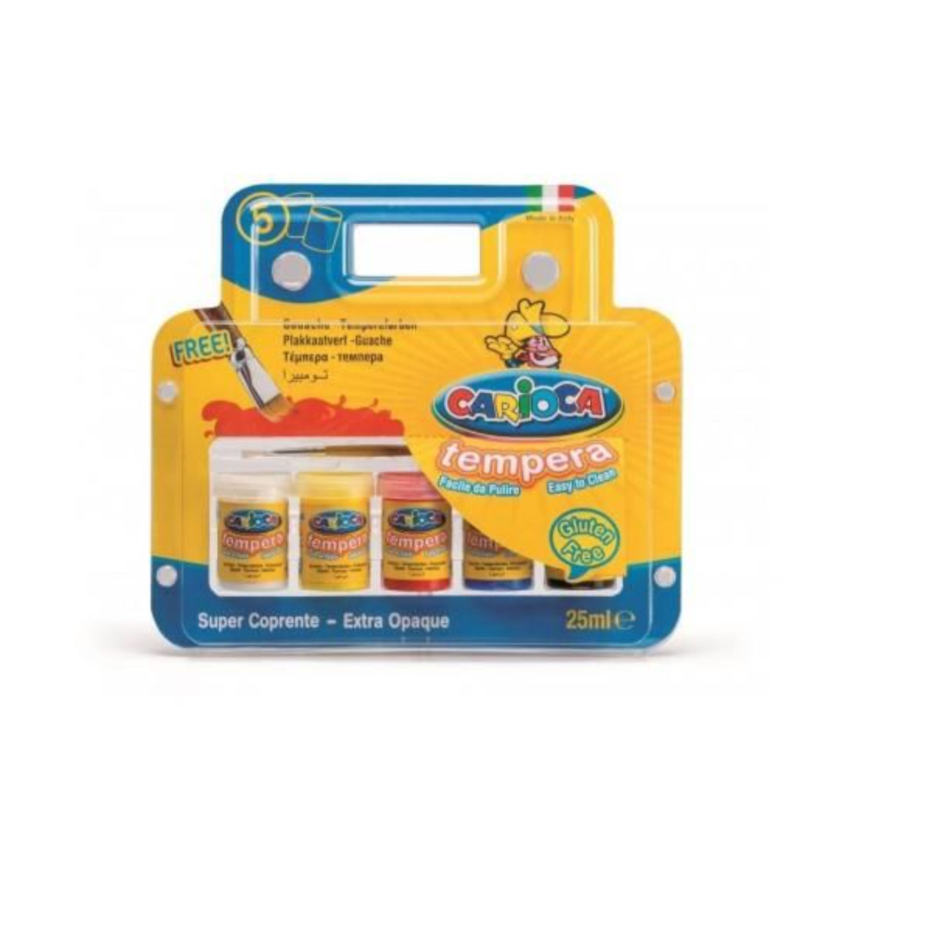 CARIOCA TEMPERA POTS 25 ML 5PZCarioca