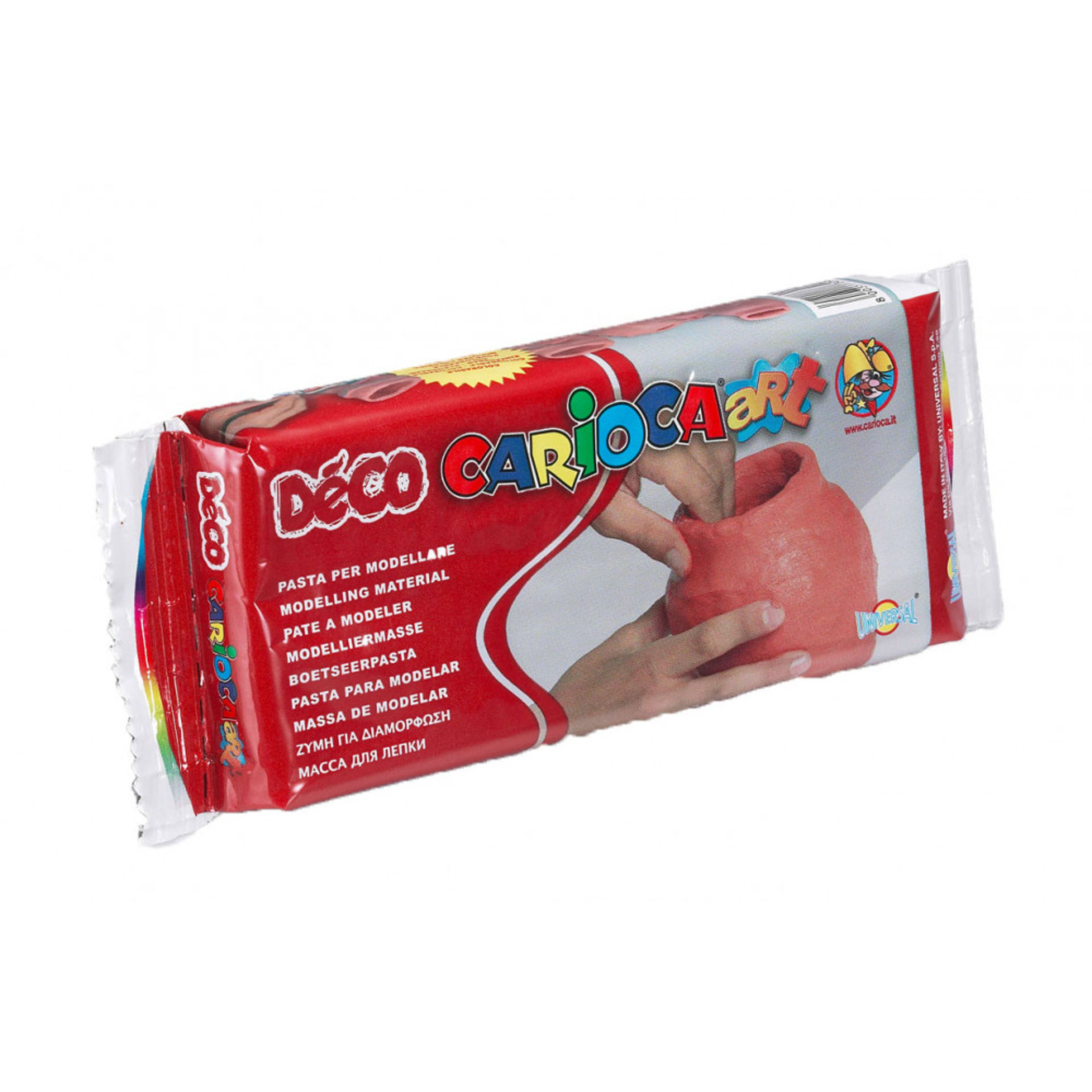CARIOCA DECò TERRACOTTA 500 GR. PASTA DA MODELL.Carioca
