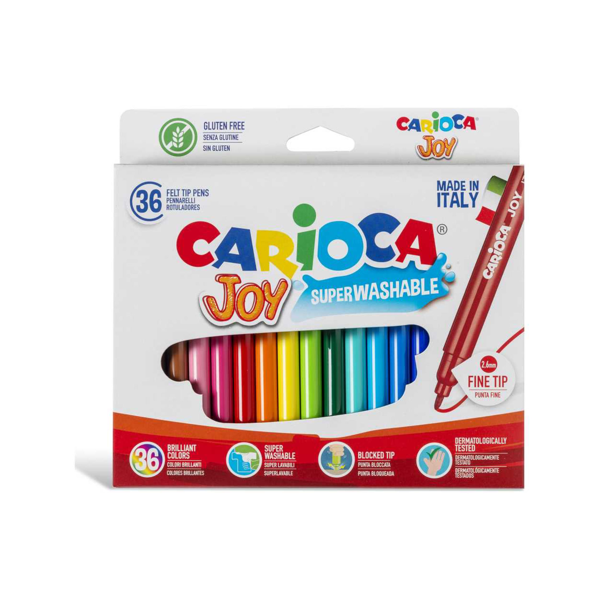 PENNARELLO CARIOCA JOY  SCATOLA 36 COLORI  40616Carioca