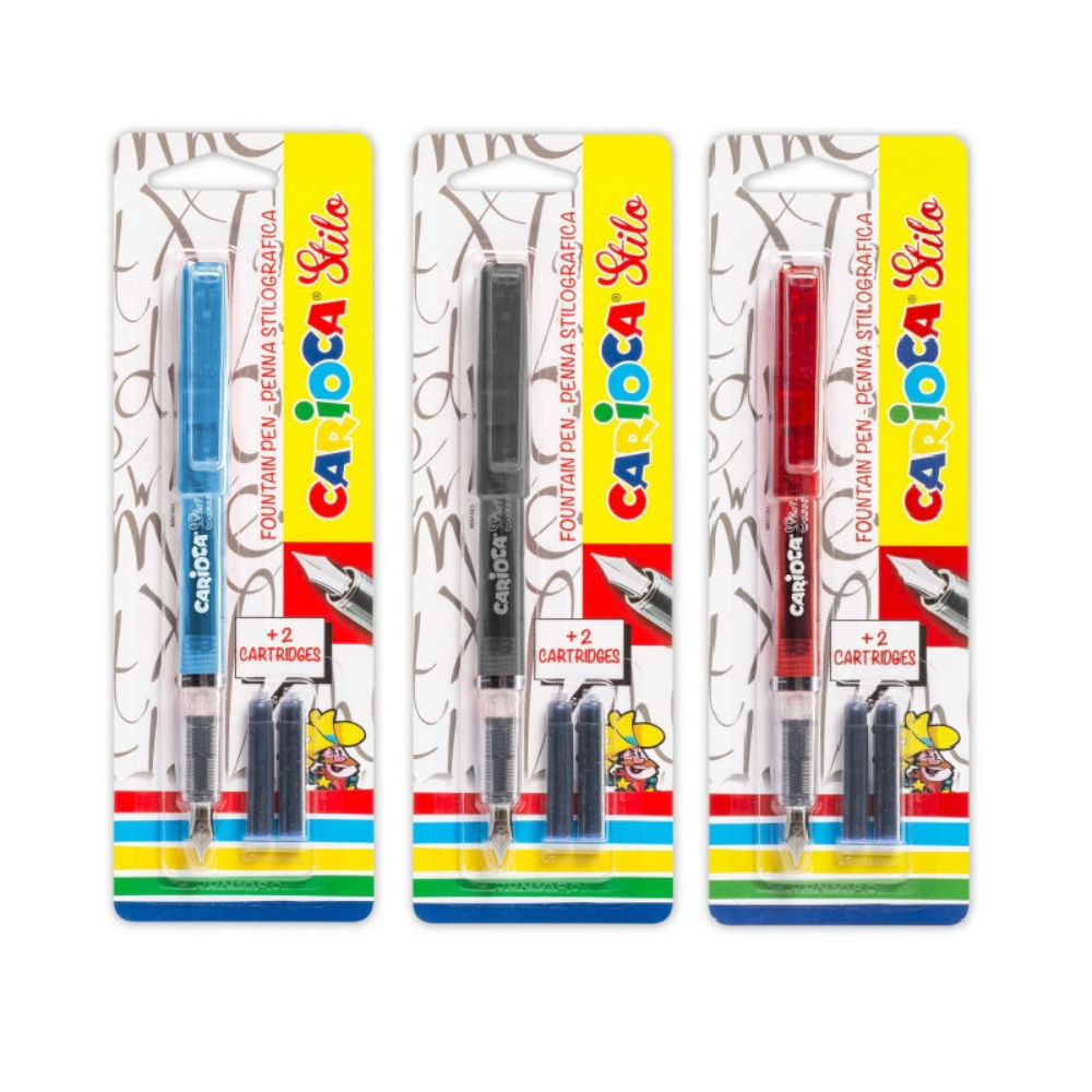 CARIOCA PENNA STILOGRAFICA + 2 CARTUCCECarioca