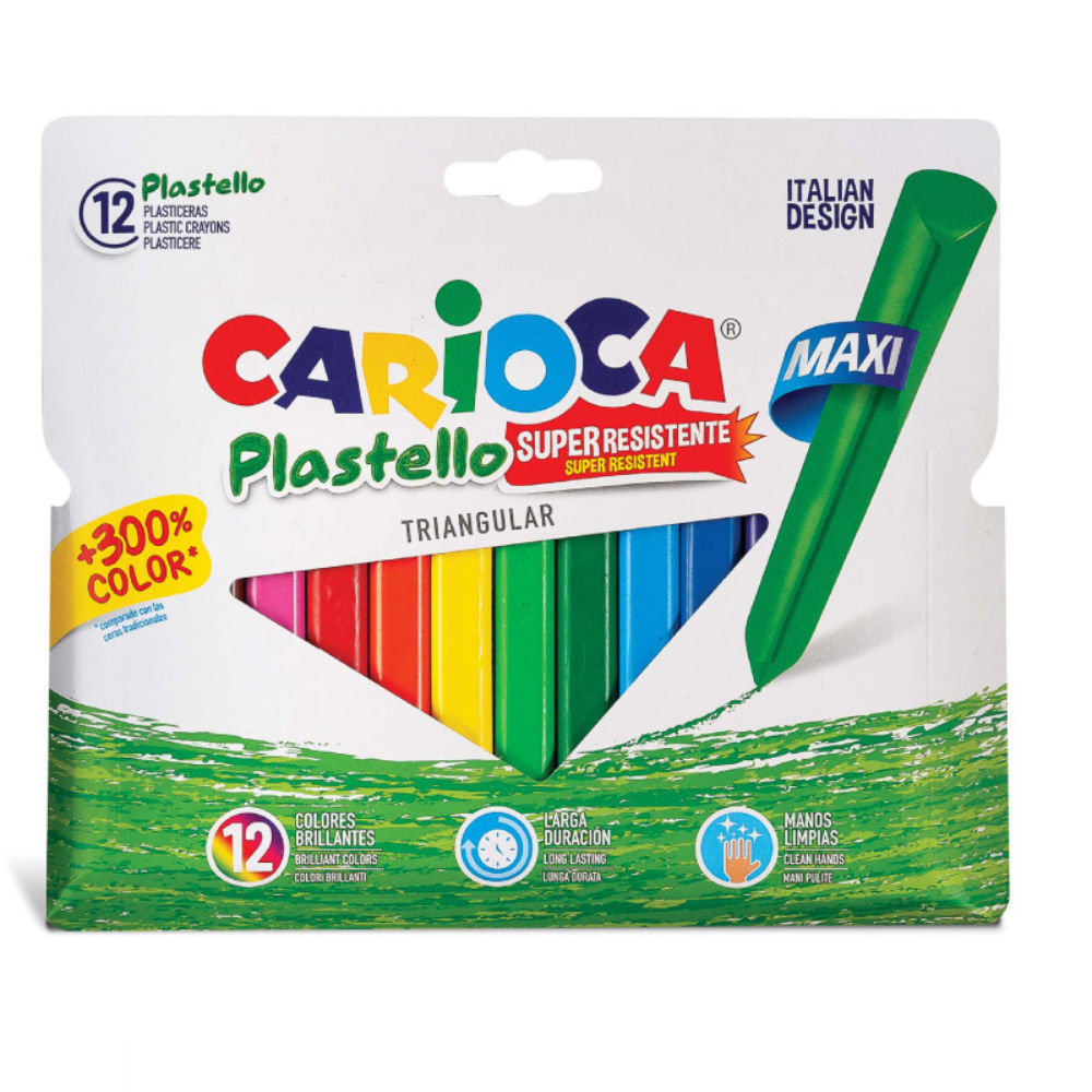 CARIOCA PASTELLI MAXI TRIANGOLARI 12PZCarioca