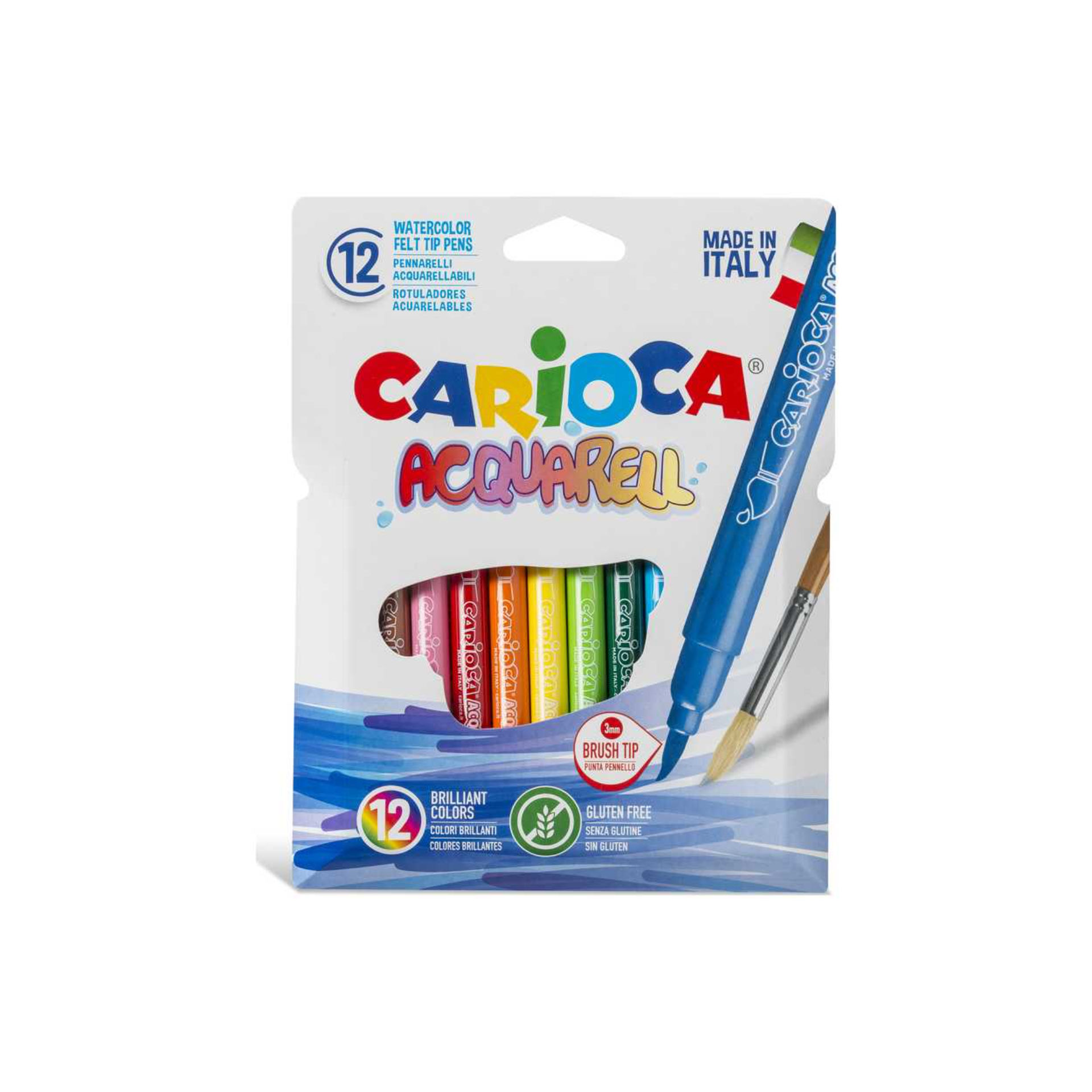 PENNARELLO CARIOCA ACQUARELL   12 COLORI  42747Carioca