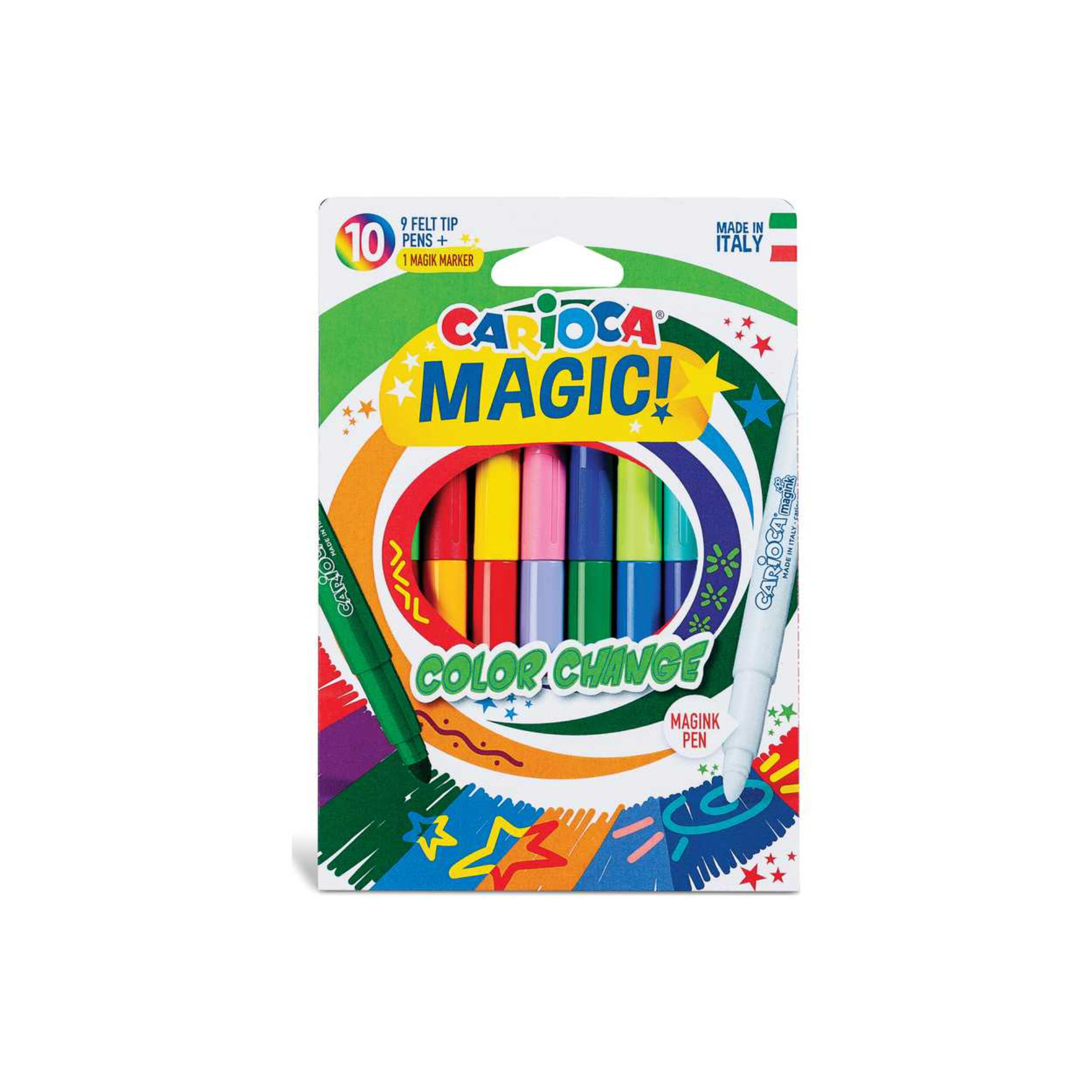 PENNARELLO CARIOCA CHANGE SCATOLA 9 1 COLORI 42737Carioca