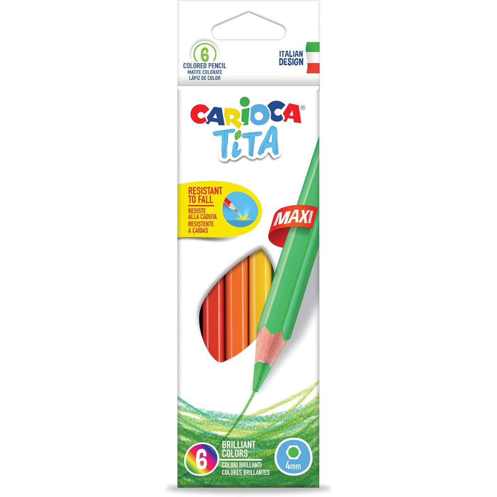 CARIOCA MATITE COLORATE MAXI TITA 6PZCarioca