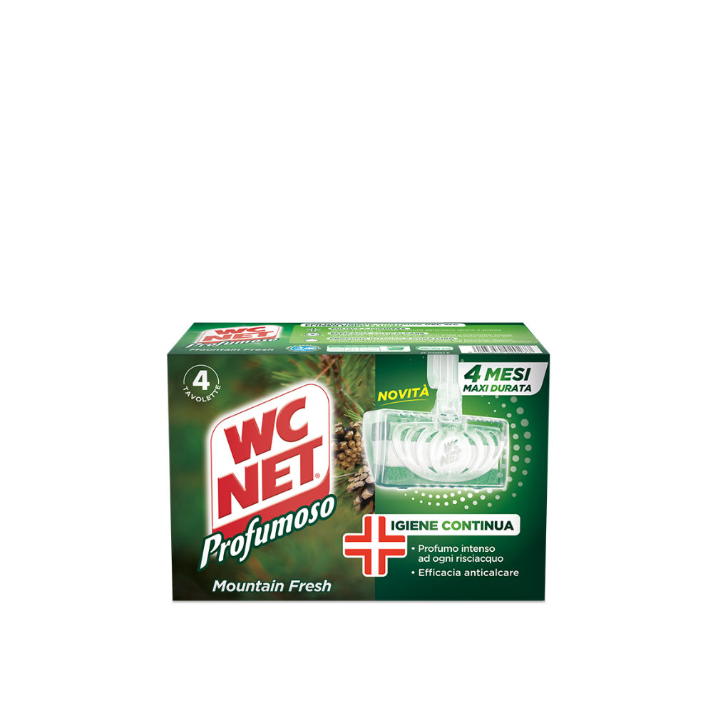 WC Net Tavoletta Profumoso Mountain Fresh - 4pzWc Net