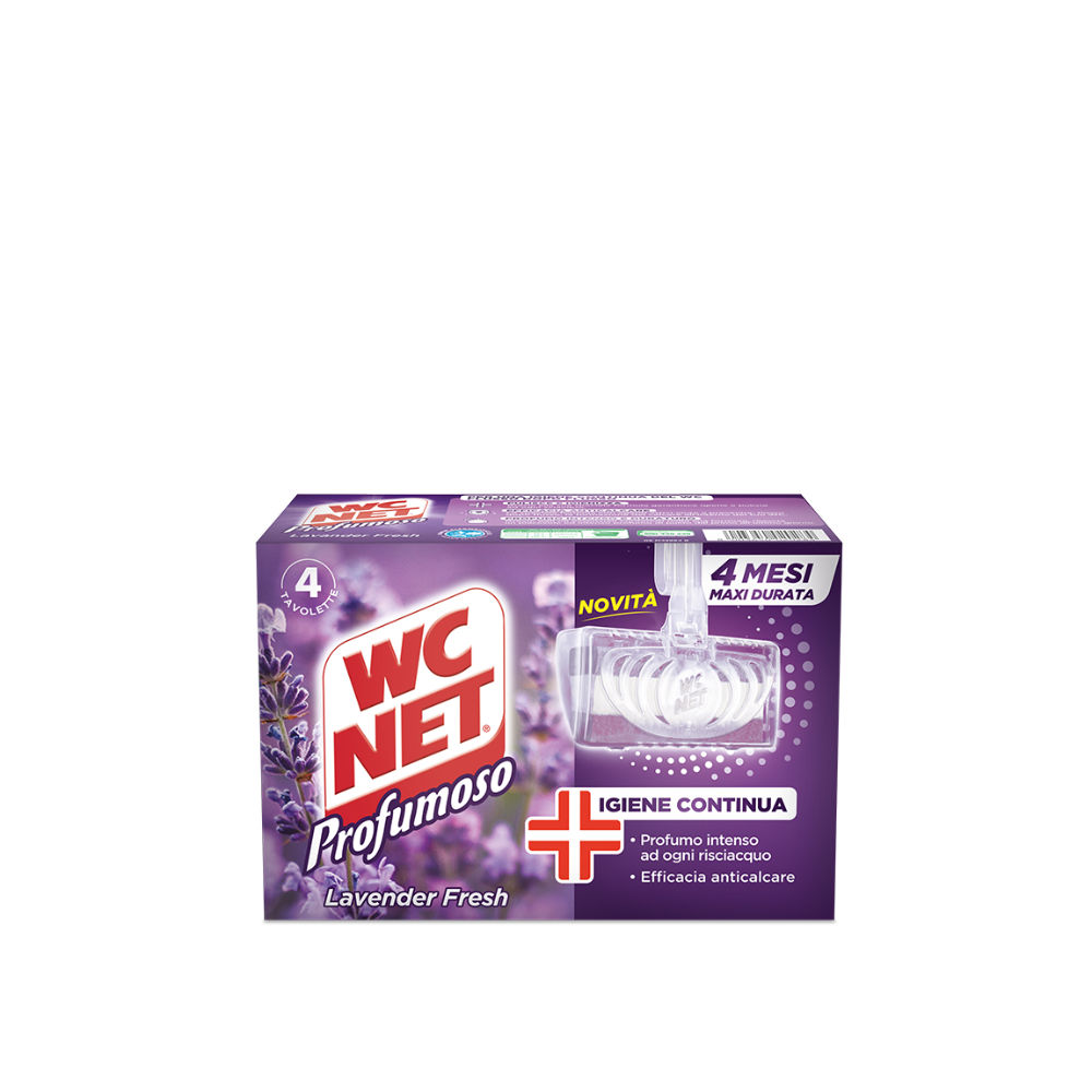 WC Net Tavoletta Profumoso Lavander Fresh - 4pzWc Net