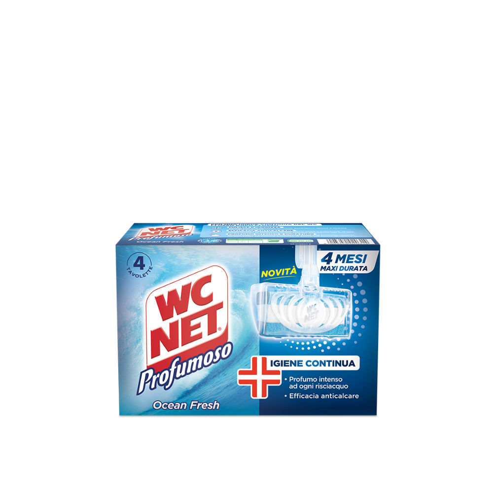 WC Net Tavoletta Profumoso Ocean Fresh - 4pzWc Net