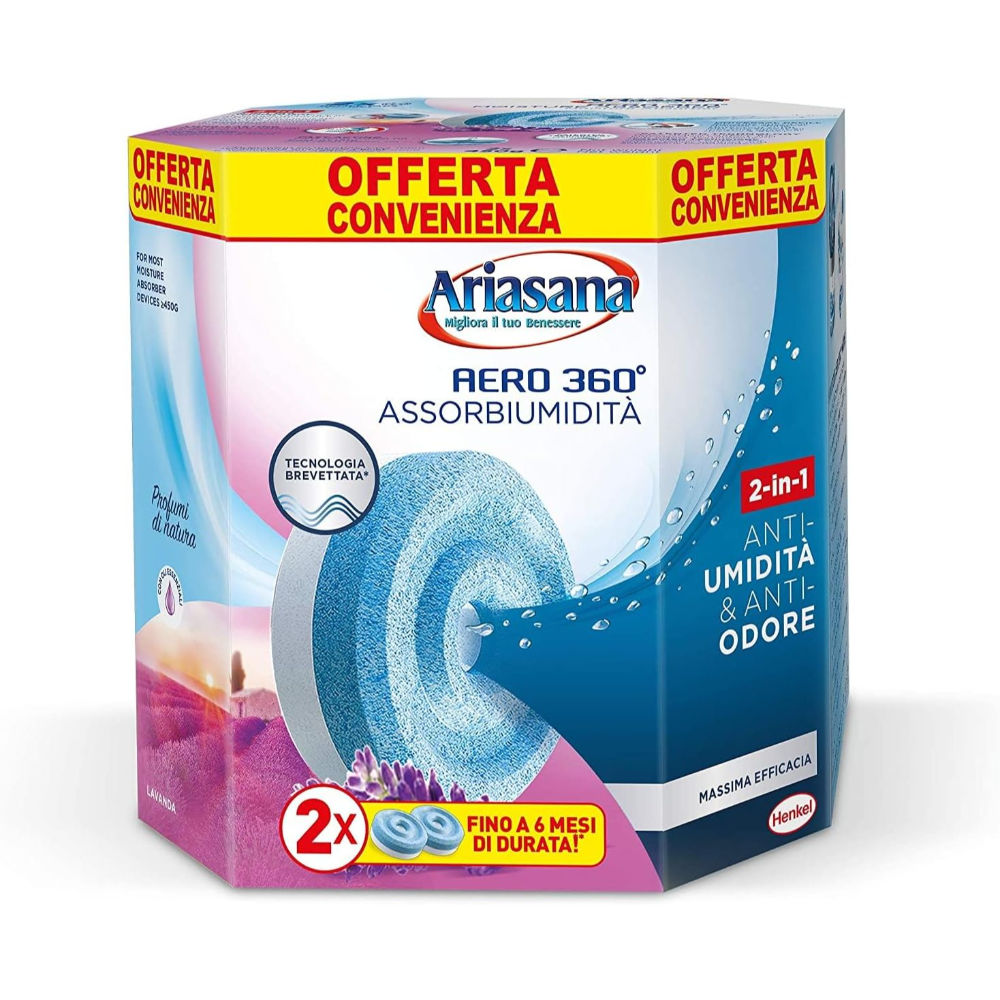 ARIASANA RICARICA TAB 450G - LAVANDA - 2PZAriasana