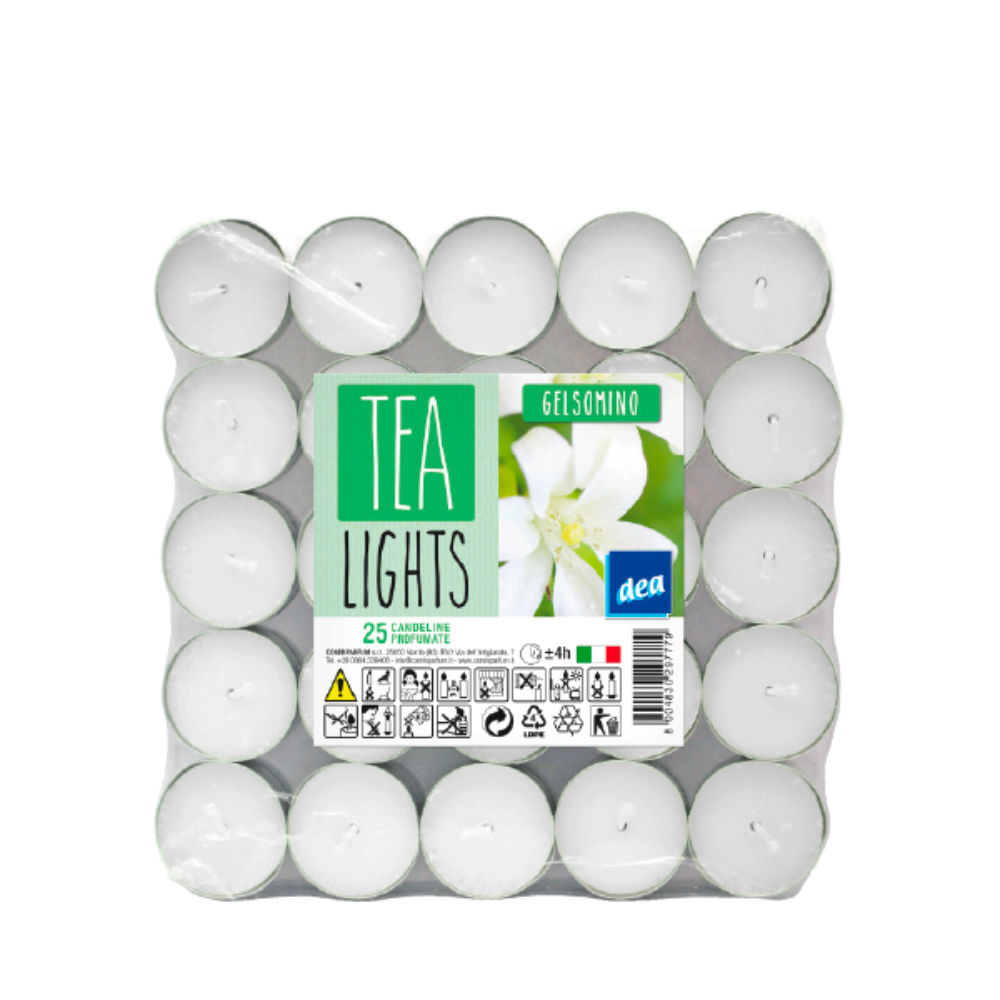 DEA TEALIGHTS - GELSOMINO - 25PZDea