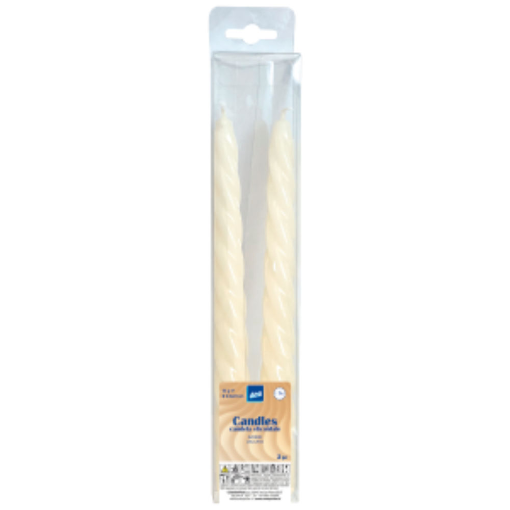 CANDELA ELICOIDALE - AVORIO LACCATO - 2PZDea