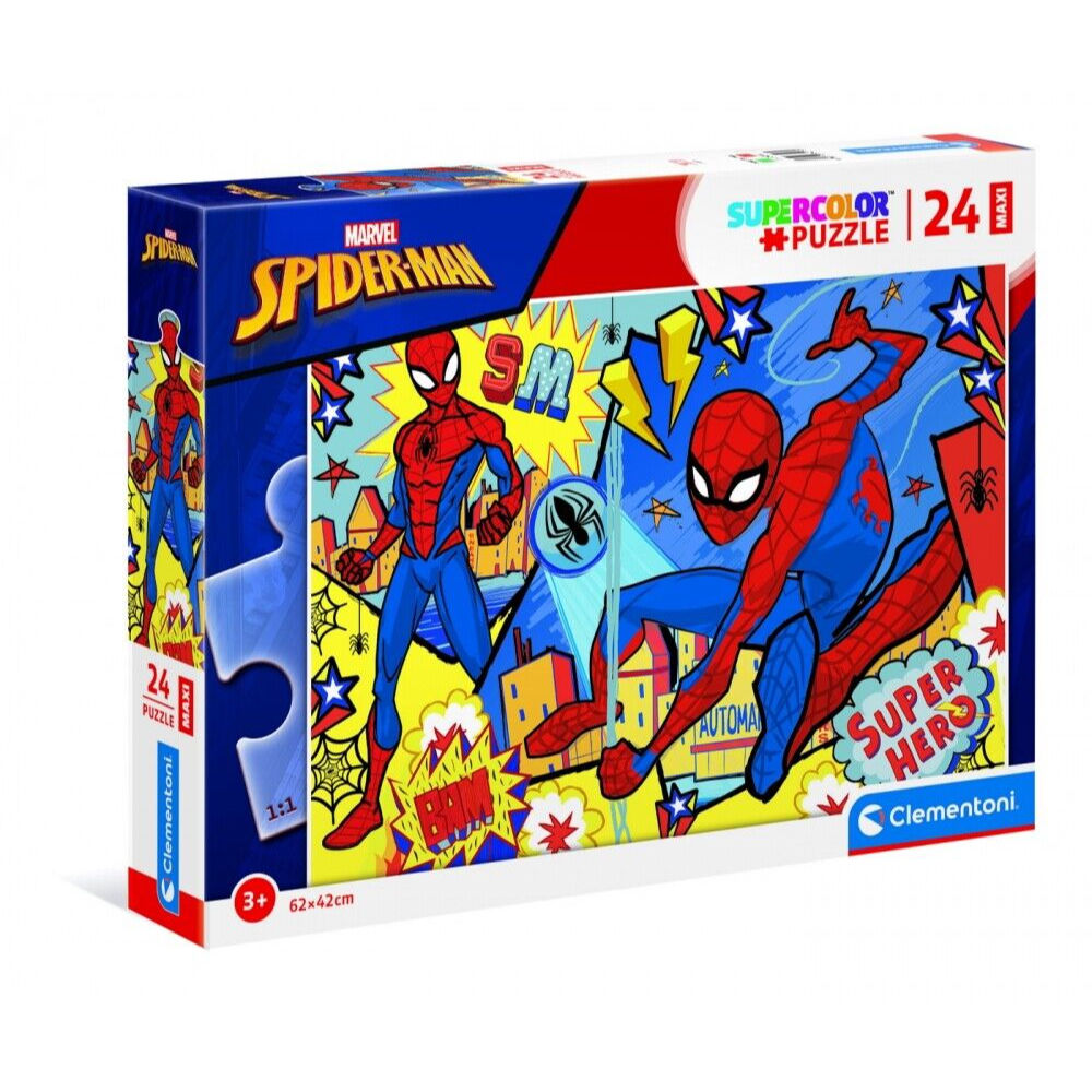 SUPERCOLOR PUZZLE 24PZ SPIDERMANClementoni