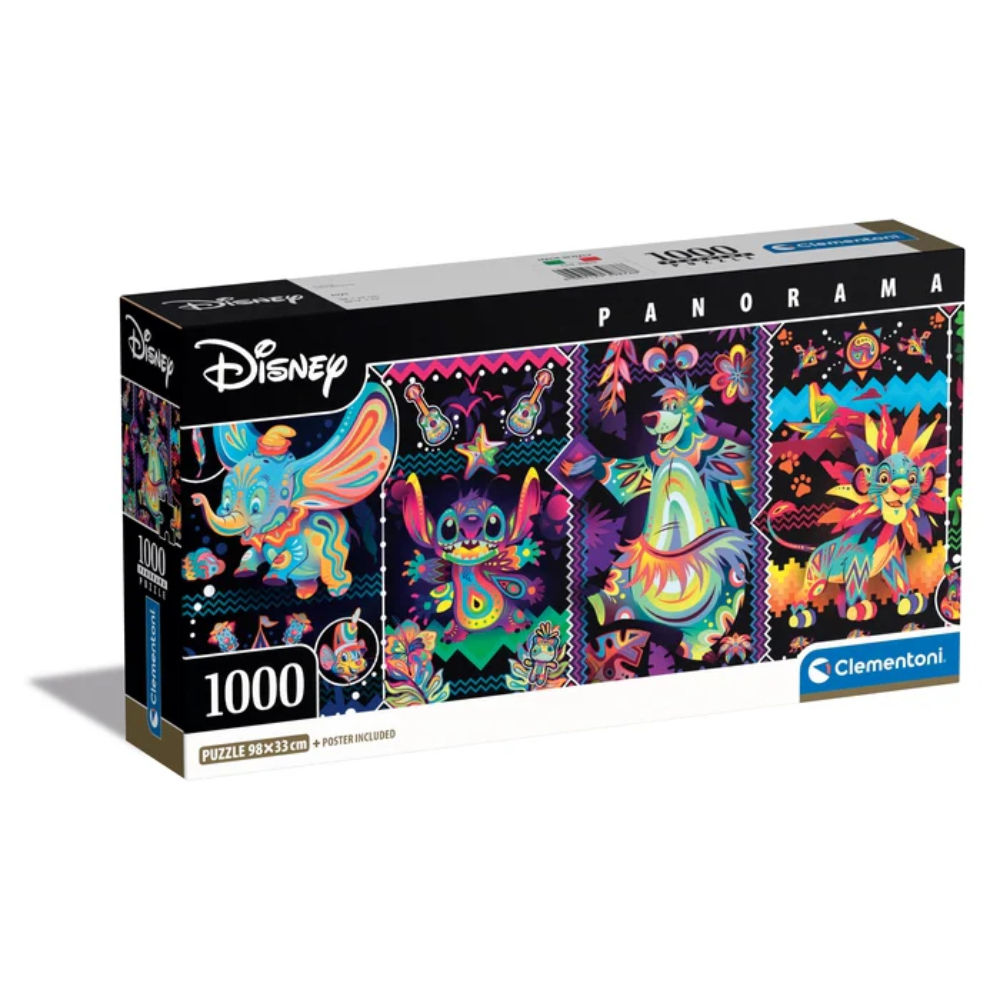 PUZZLE 1000PZ PANORAMA DISNEY JOYSClementoni