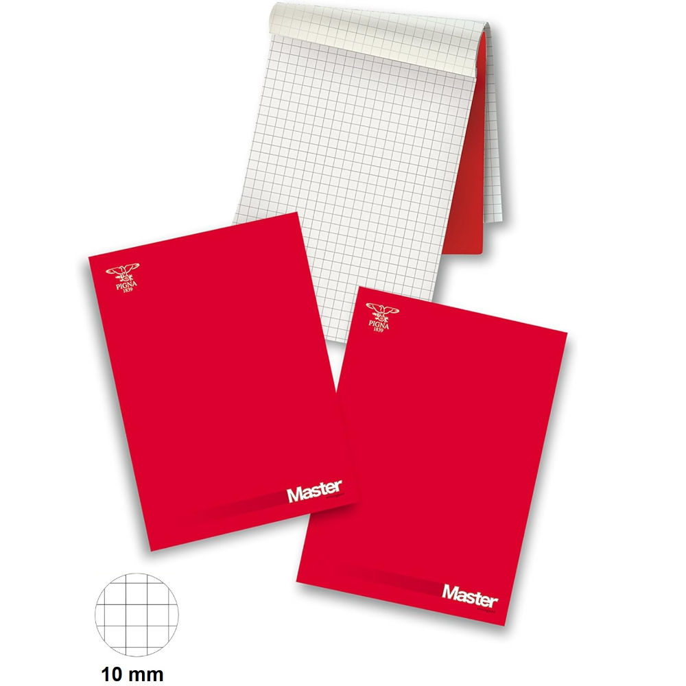 BLOCCO MASTER A4 QUADRETTI 1CMPigna