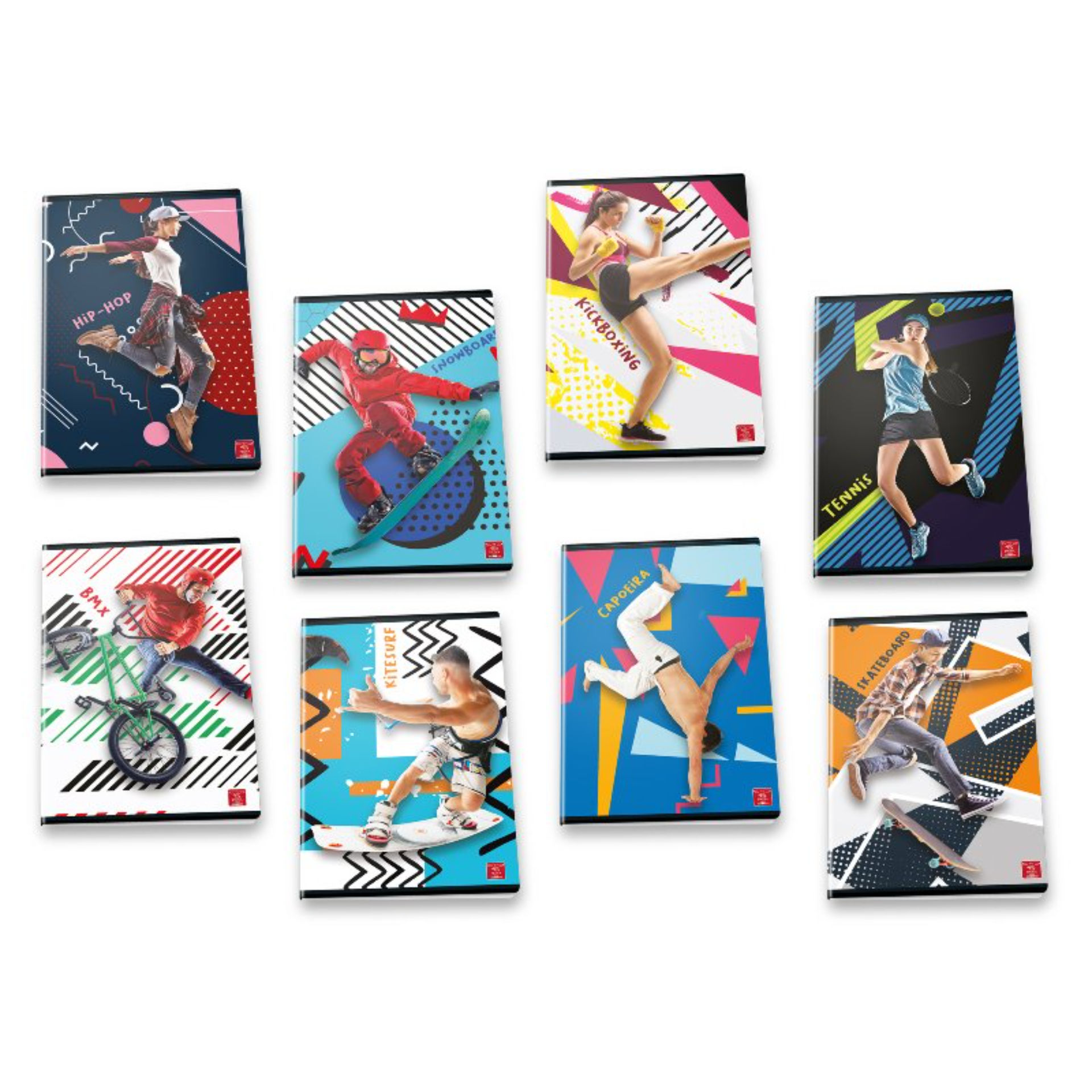 QUADERNO A4 PIGNA POP SPORT 80g/m²-  QUADRETTI QPigna