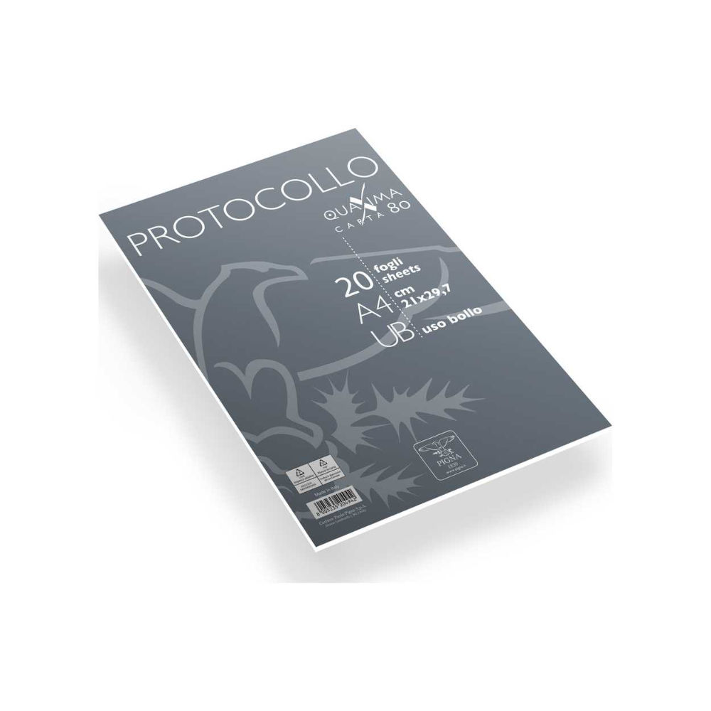 PIGNA PROTOCOLLO 80G 20FF A4 UBPigna