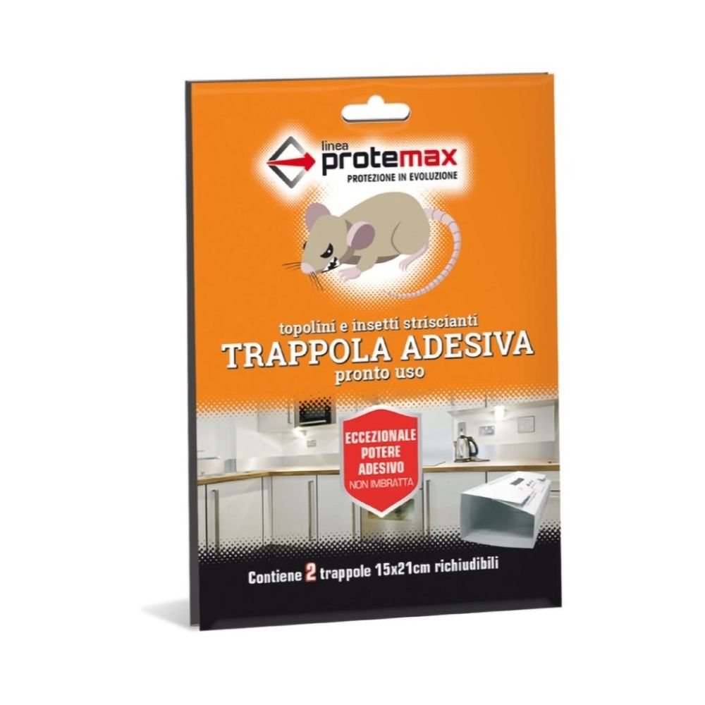 Trappola Adesiva Topi & Insetti - 2pzProtemax