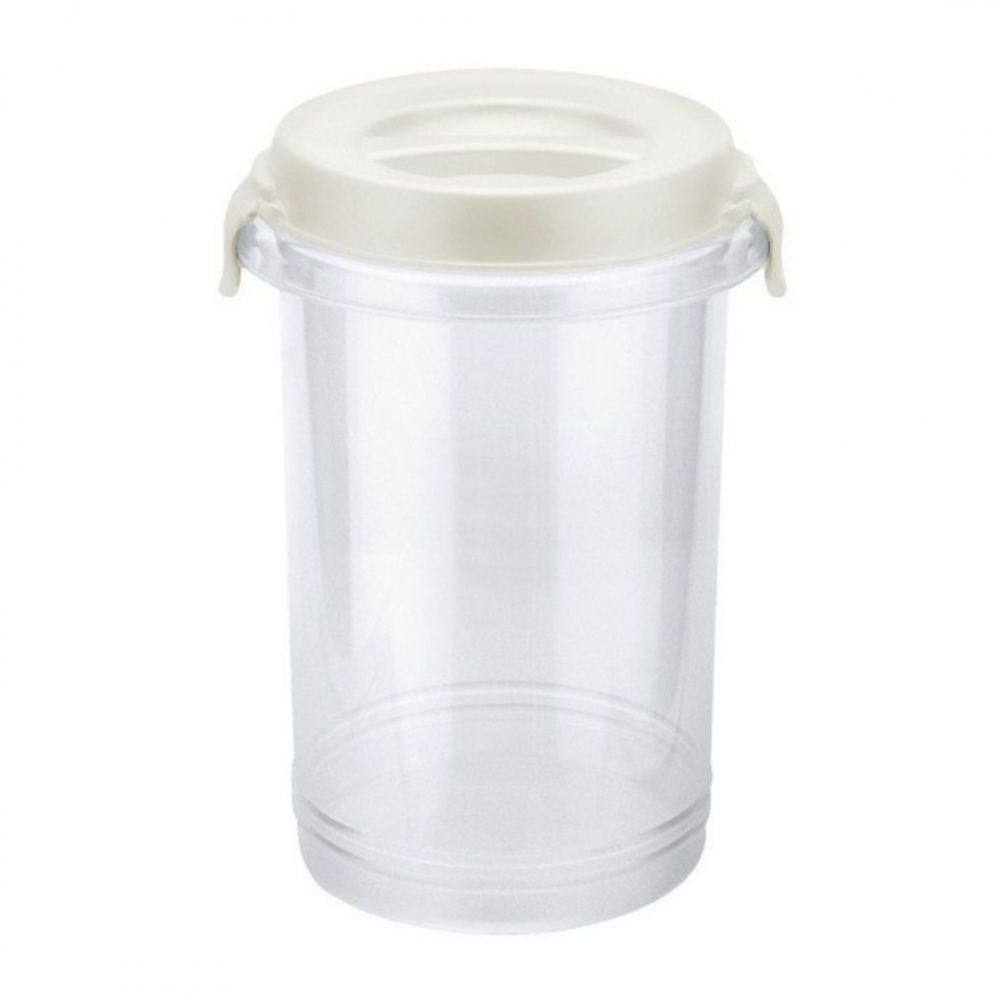BARATTOLO 1,5L+COPERCHIO CON CLIP BIANCOTontarelli
