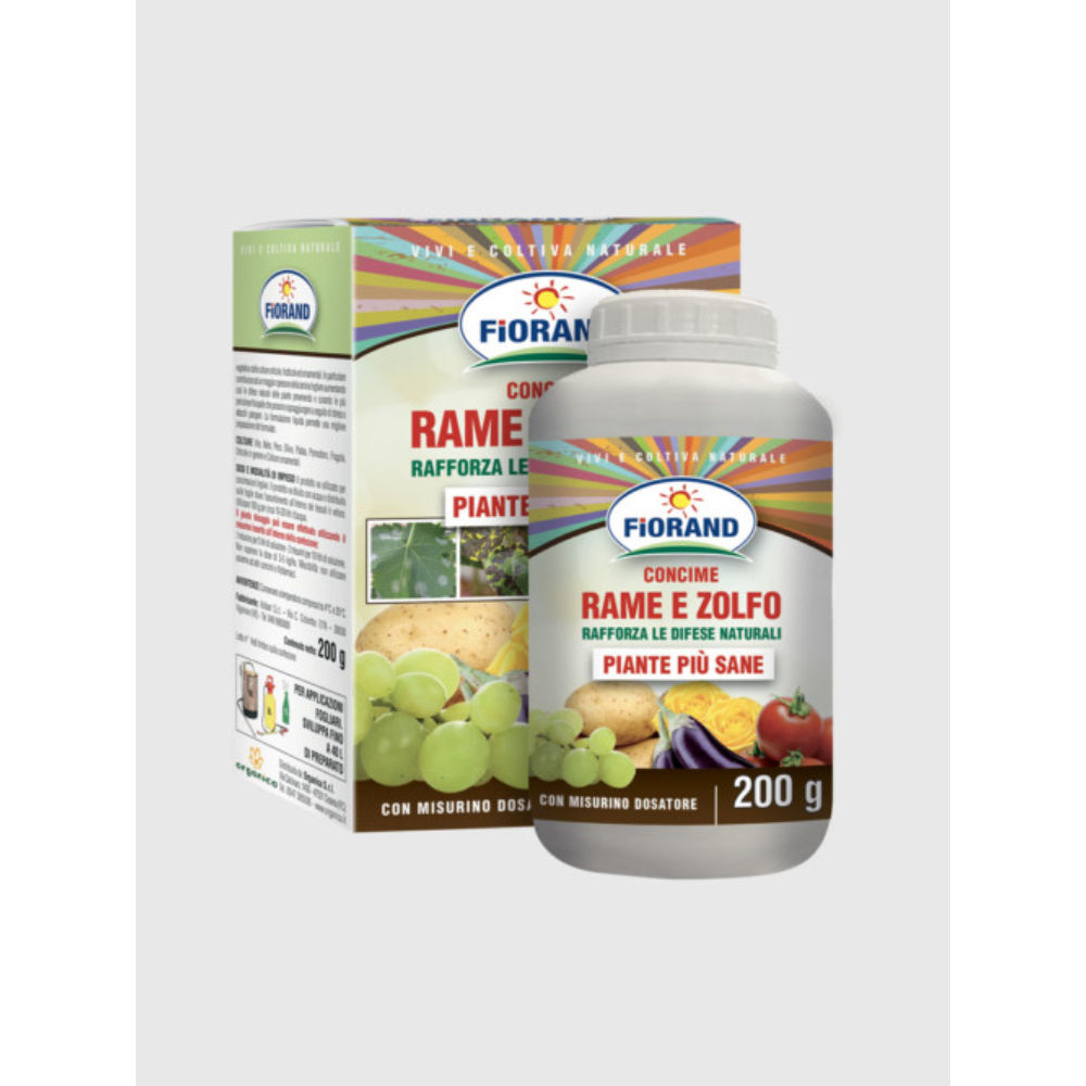 Fiorand Concime con Rame & Zolfo - 200gFiorand