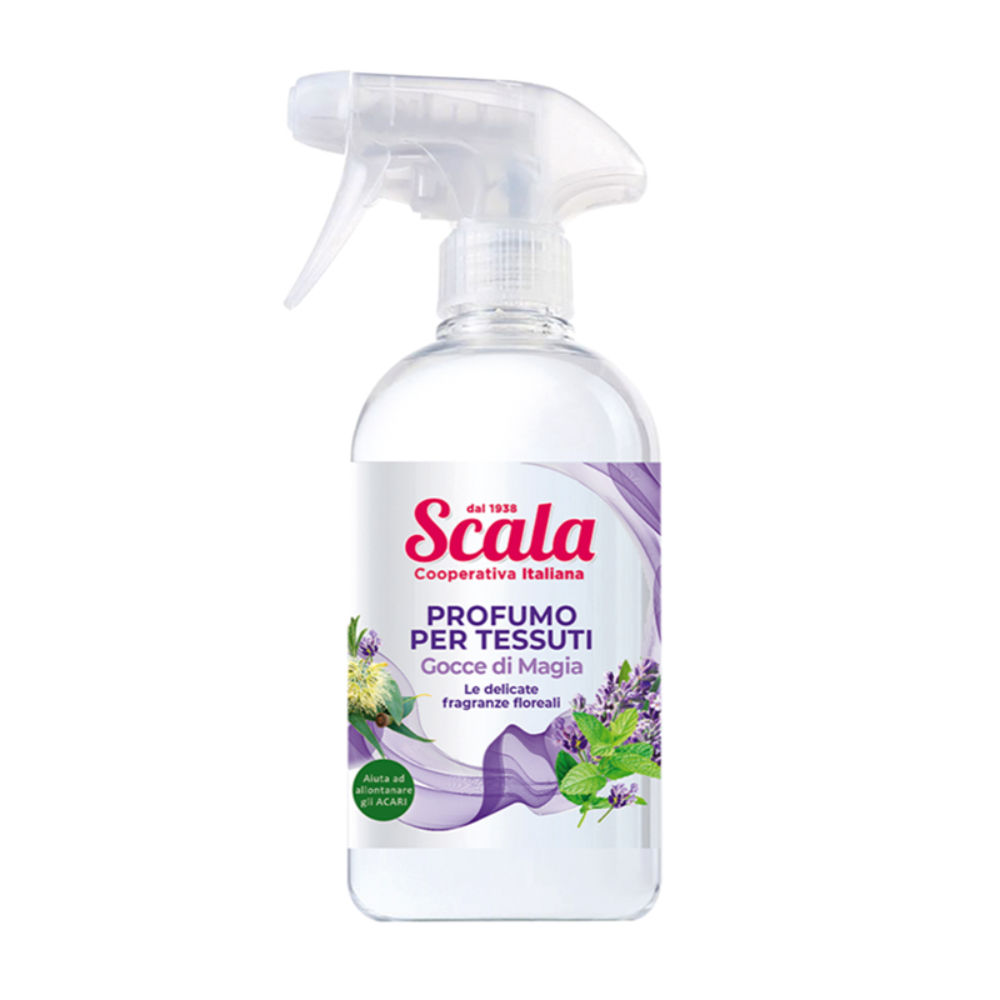 PROFUMO TESSUTI 500ML - GOCCE DI LAVANDAScala