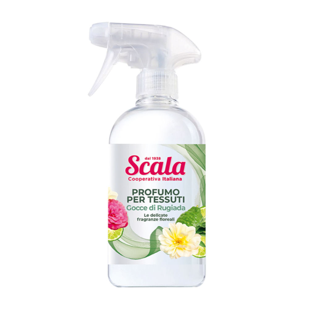 PROFUMO TESSUTI 500ML - GOCCE DI RUGIADAScala