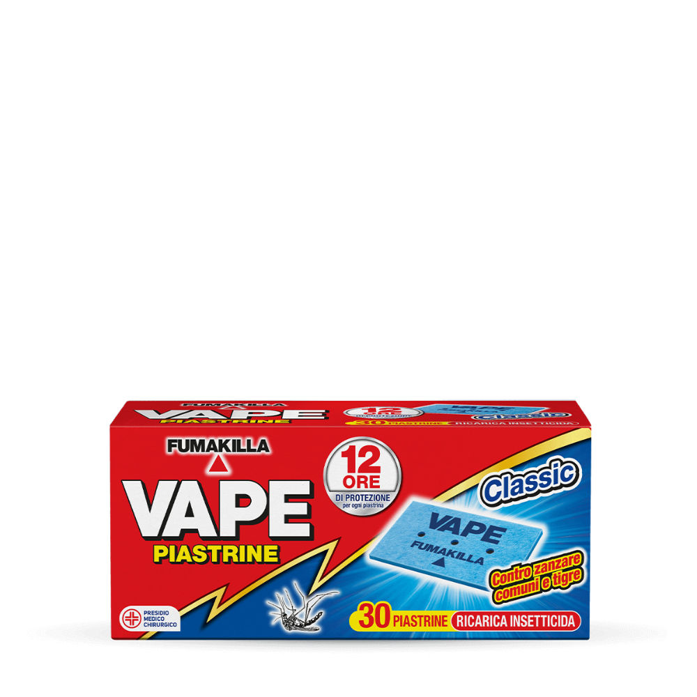 VAPE RICARICA PIASTRINE ANTIZANZARE CLASSICA - 30PZVape