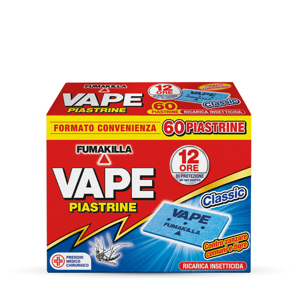 VAPE RICARICA PIASTRINE ANTIZANZARE CLASSICA - 60PZVape