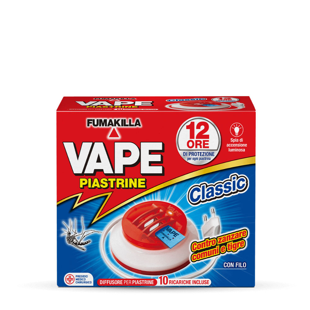 VAPE DIFFUSORE A FILO + 10 PIASTRINE ANTIZANZAREVape