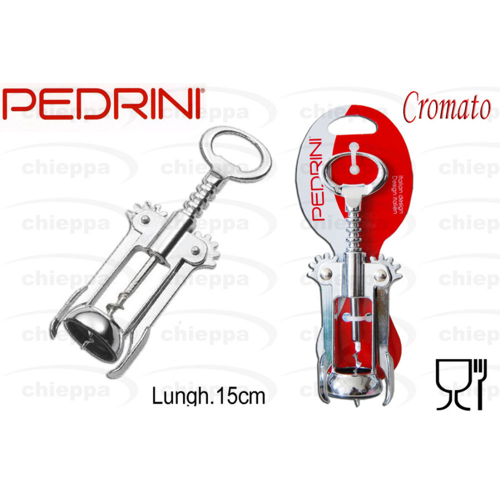 LEVATAPPI A DUE LEVE CROMATO CAV,Pedrini