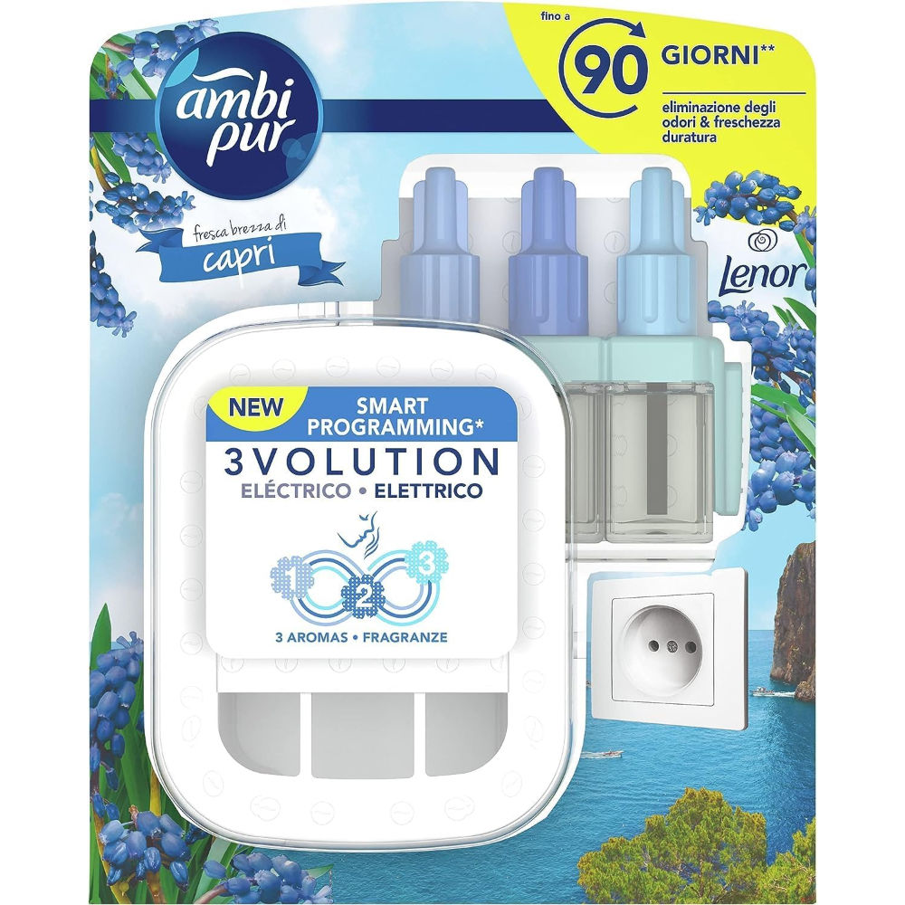 AMBIPUR KIT DIFFUSORE 3VOLUTION - LENOR CAPRIAmbipur