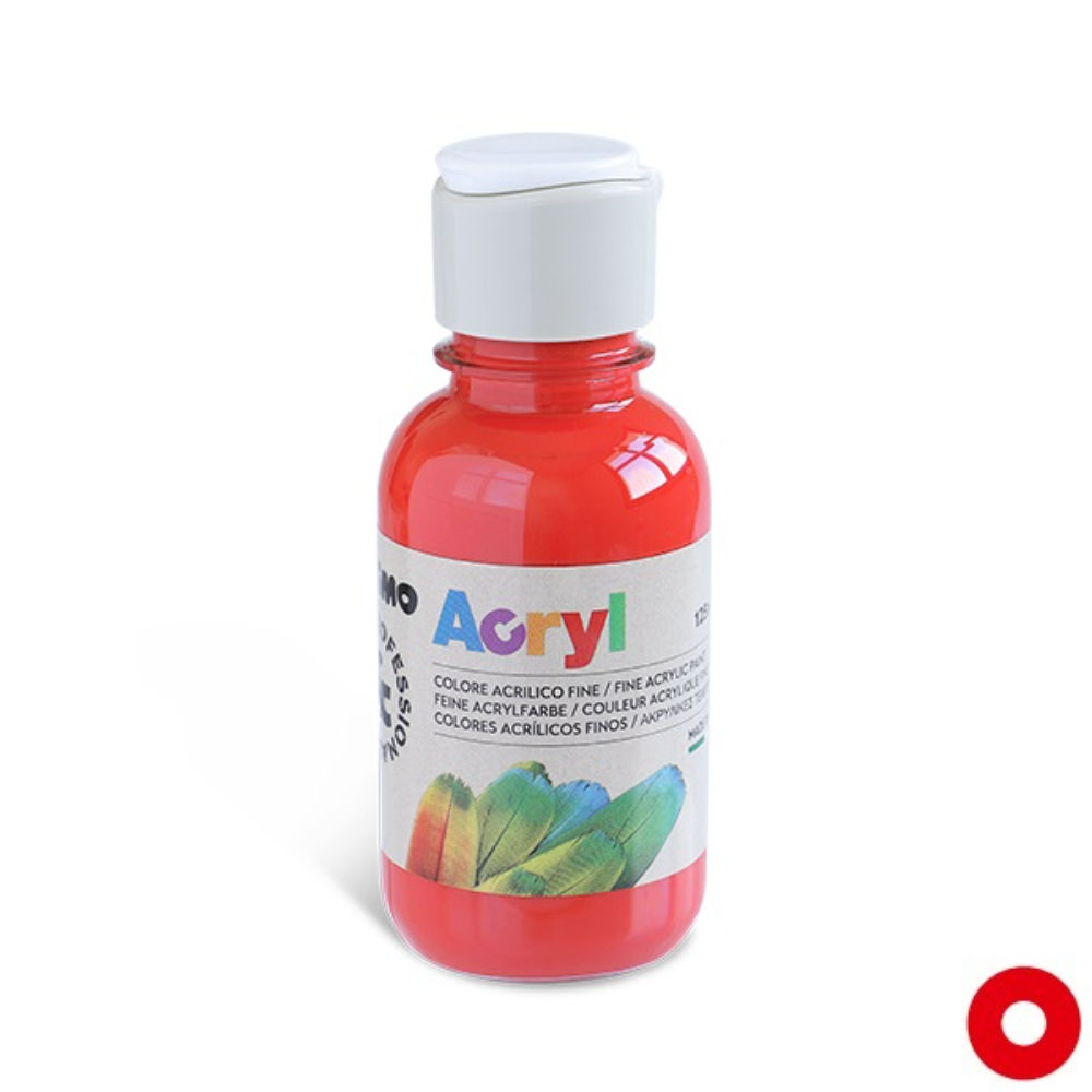 ACRYL ACRILICO FINE 125ML VERMIGLIONEPrimo
