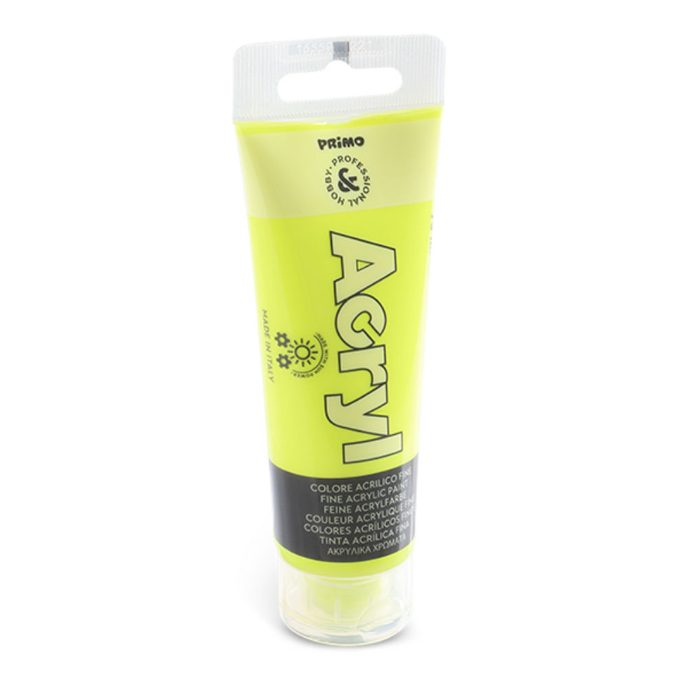 ACRYL ACRILICO TUBO 75ML - GIALLO FLUOPrimo