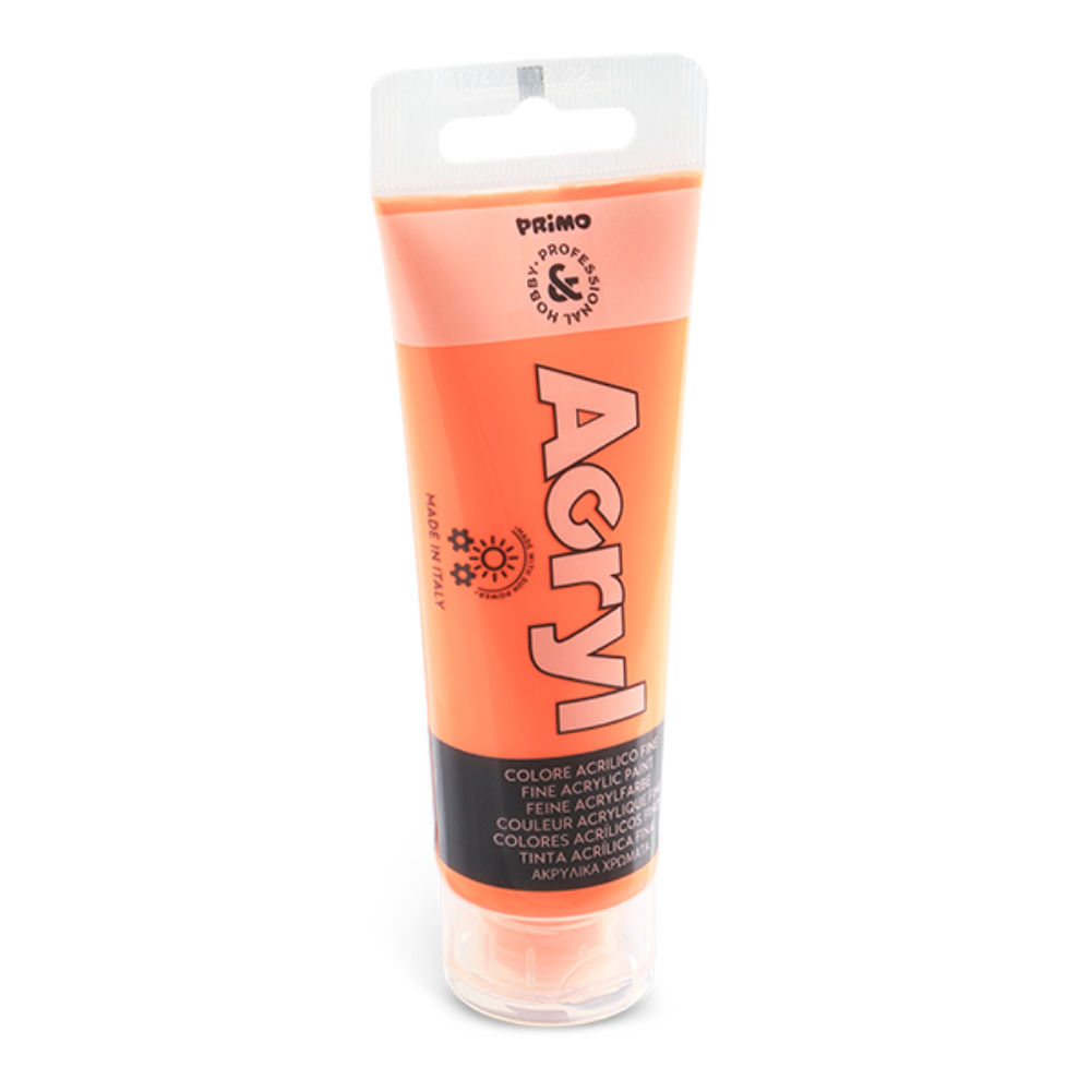 ACRYL ACRILICO TUBO 75ML - ARANCIO FLUOPrimo