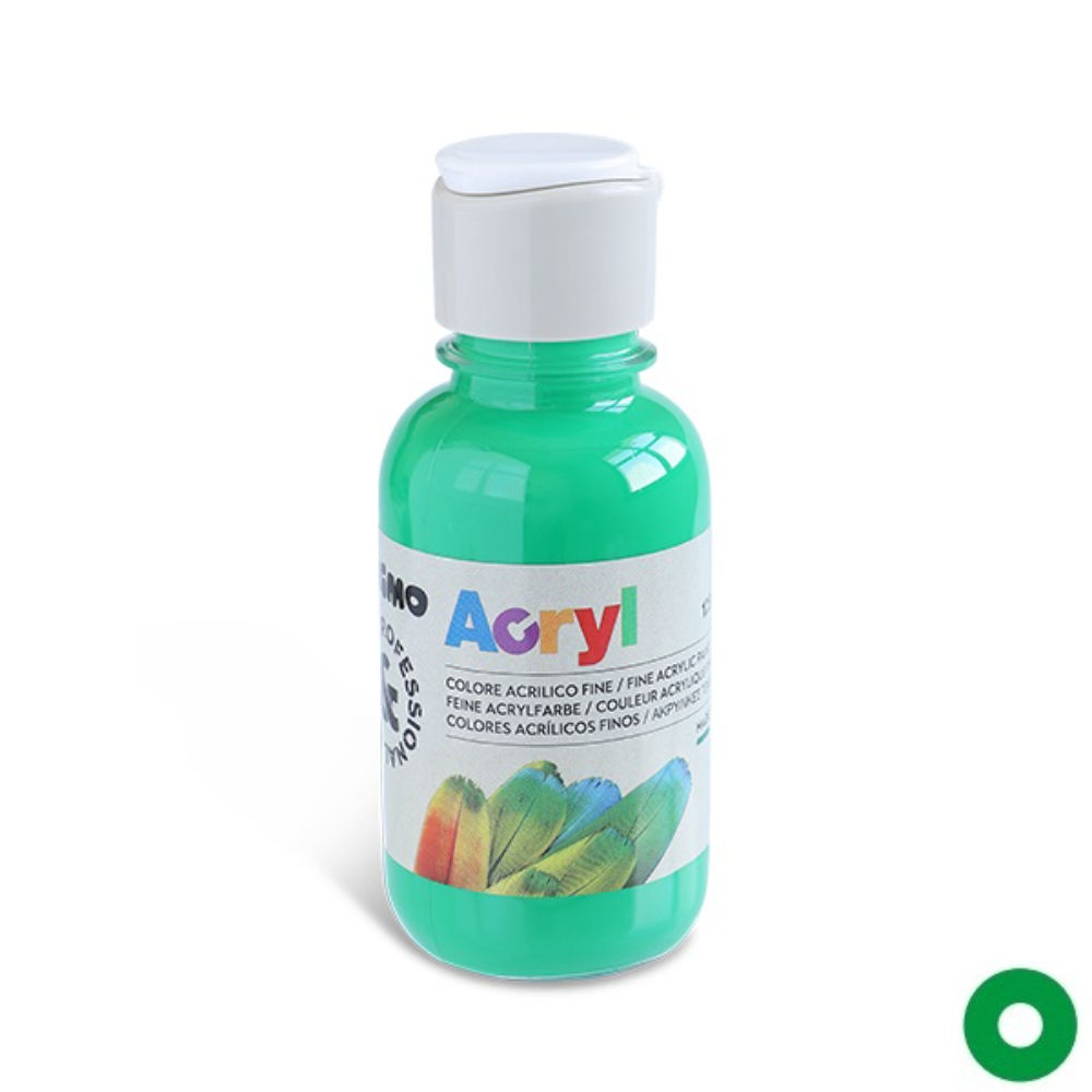 ACRYL ACRILICO FINE 125ML VERDE BRILLANTEPrimo
