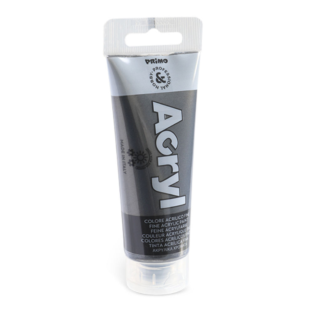 ACRYL ACRILICO TUBO 75ML - NERO METALPrimo
