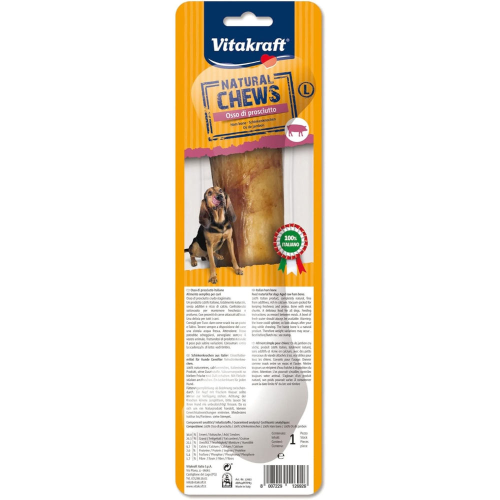 Natural Chews - Osso di Prosciutto - 200gVitakraft