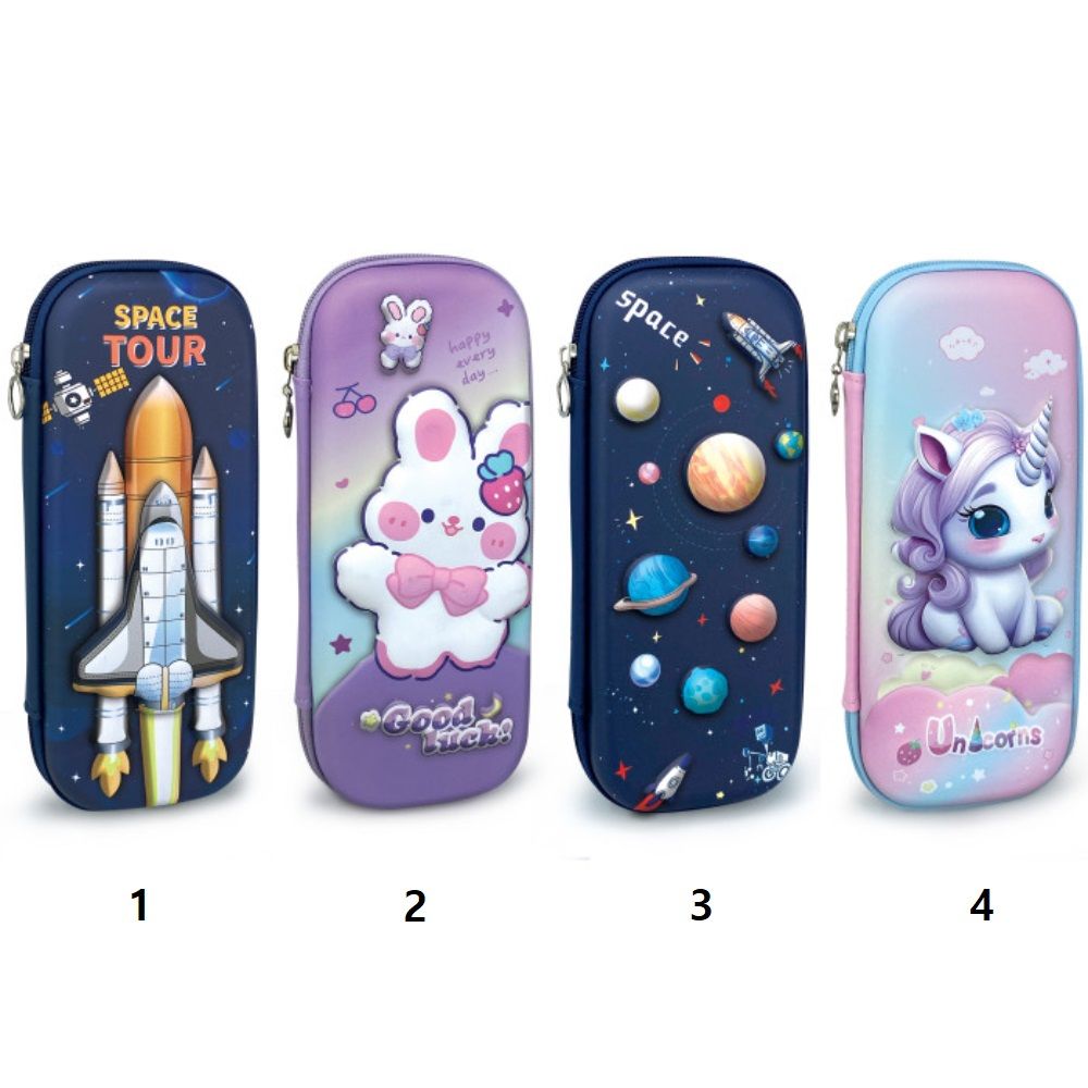 LEBEZ ASTUCCIO 1 ZIP RIGIDO 3D ASSORTITILebez